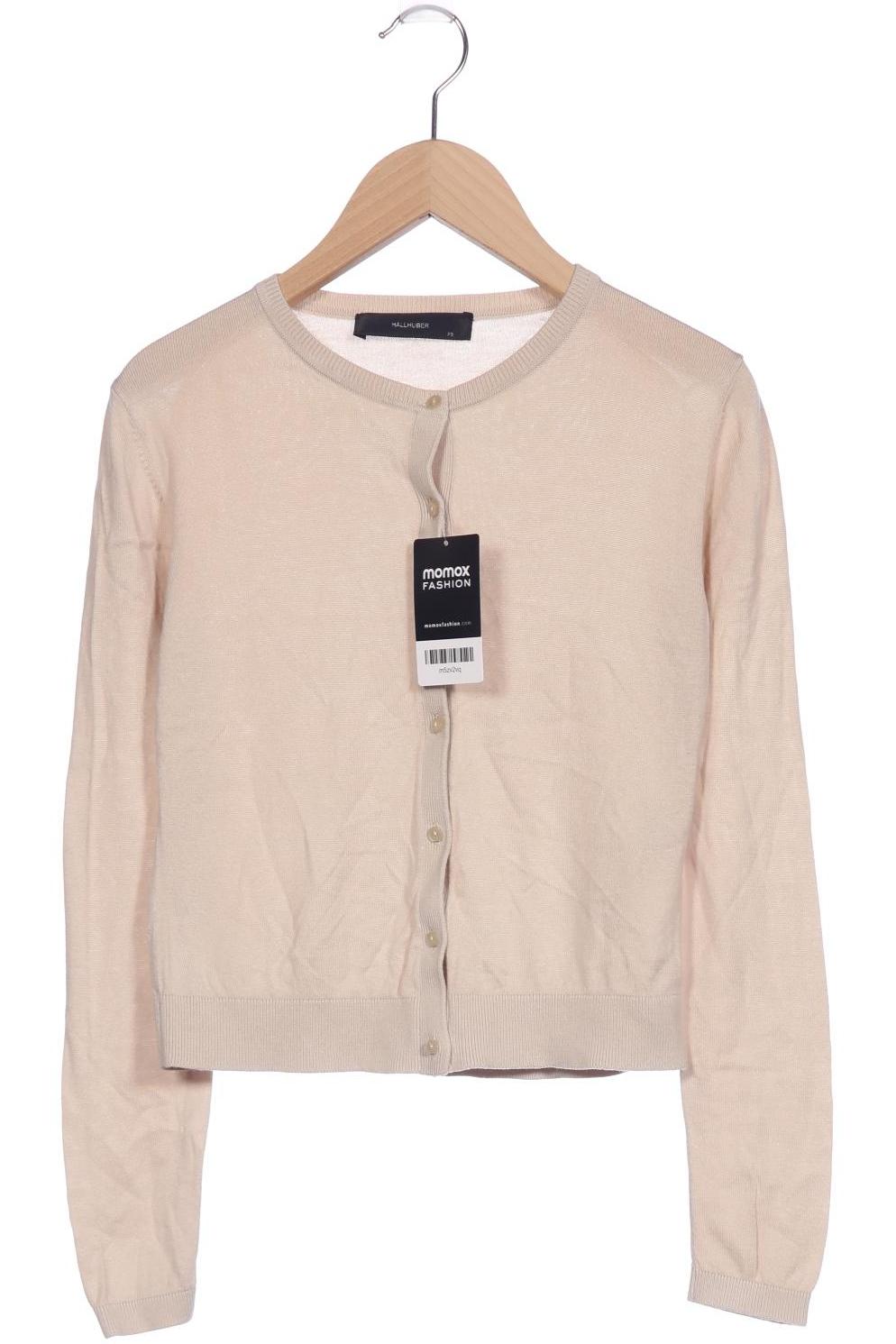 

Hallhuber Damen Strickjacke, beige, Gr. 34