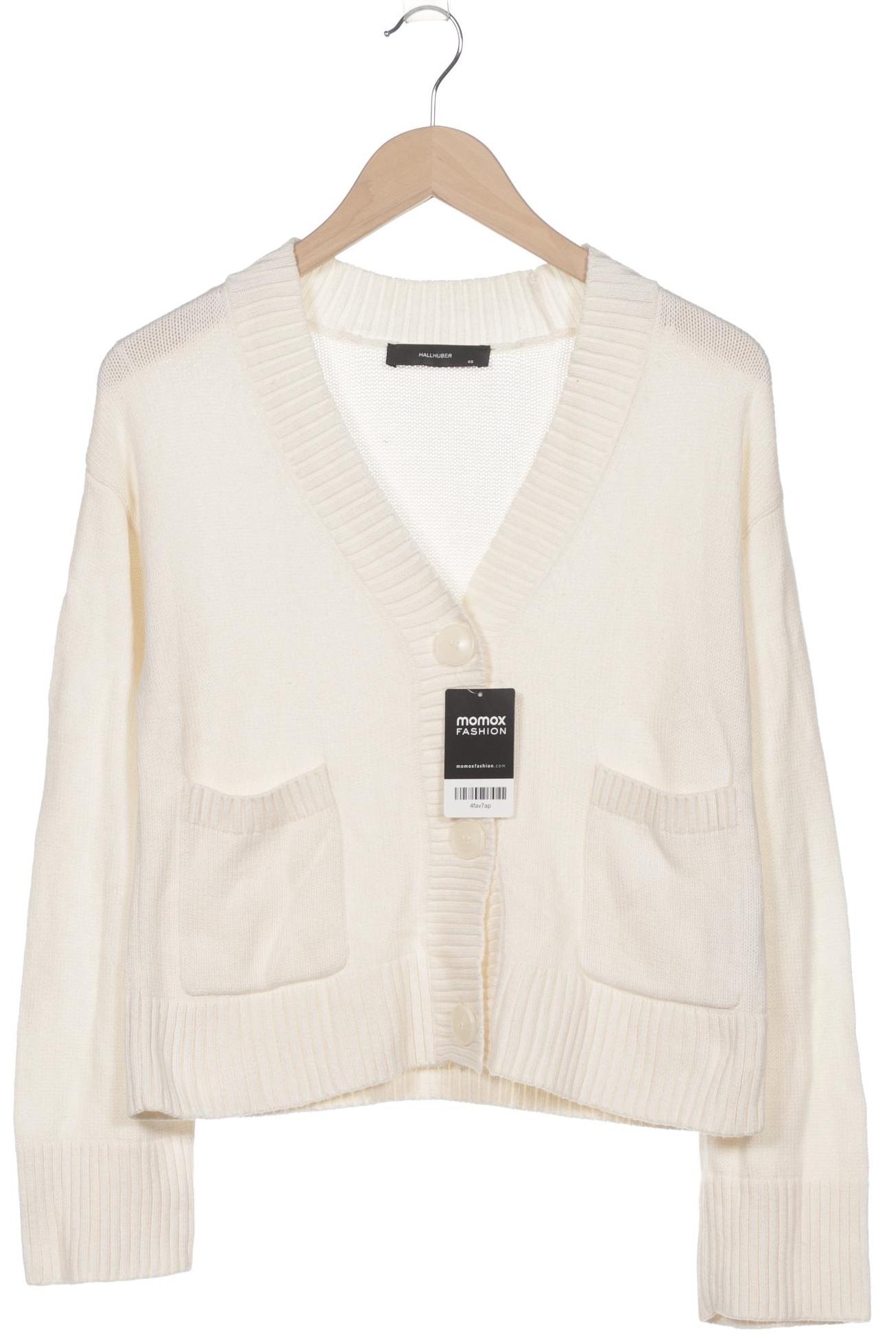 

Hallhuber Damen Strickjacke, cremeweiß, Gr. 34