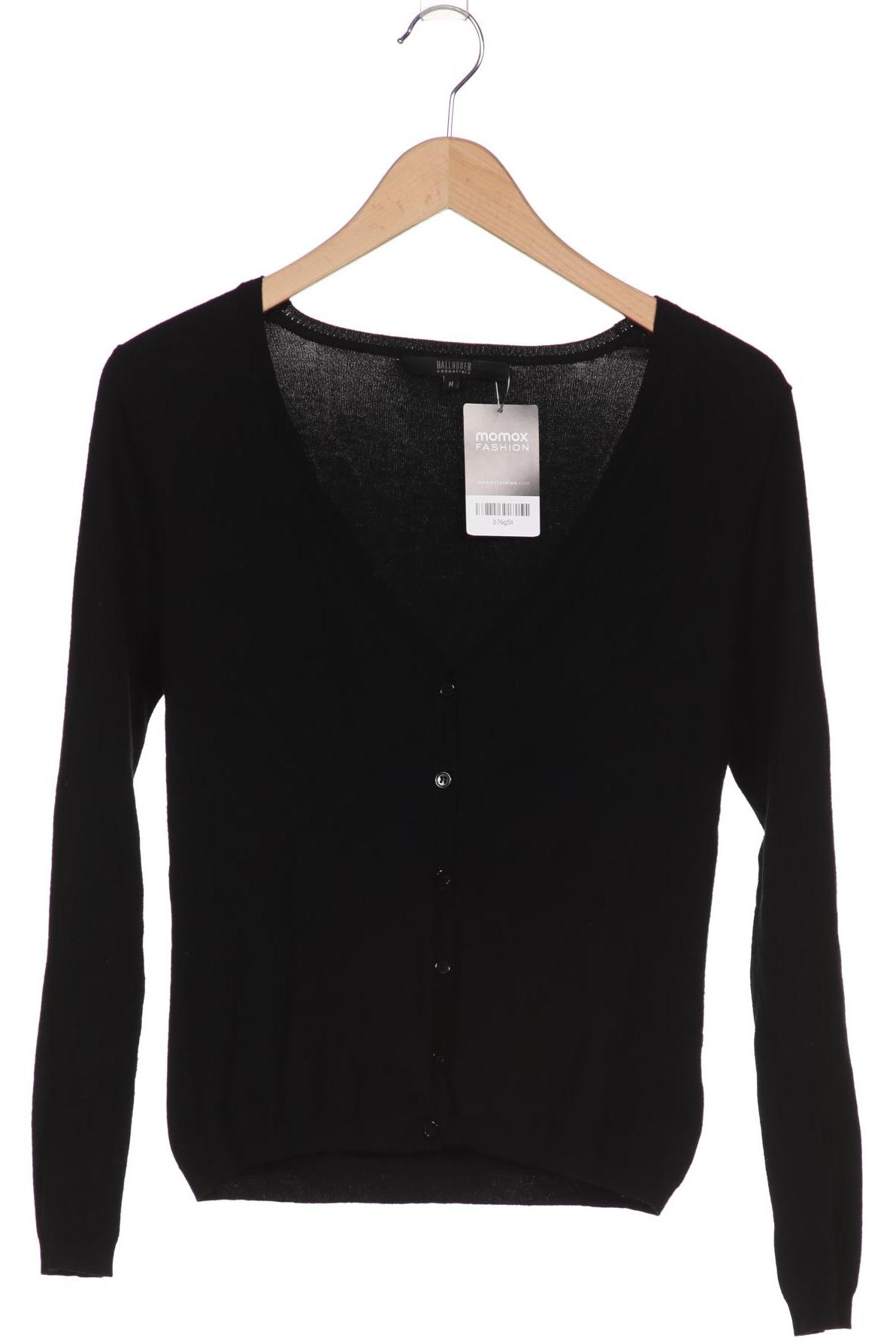 

Hallhuber Damen Strickjacke, schwarz, Gr. 38