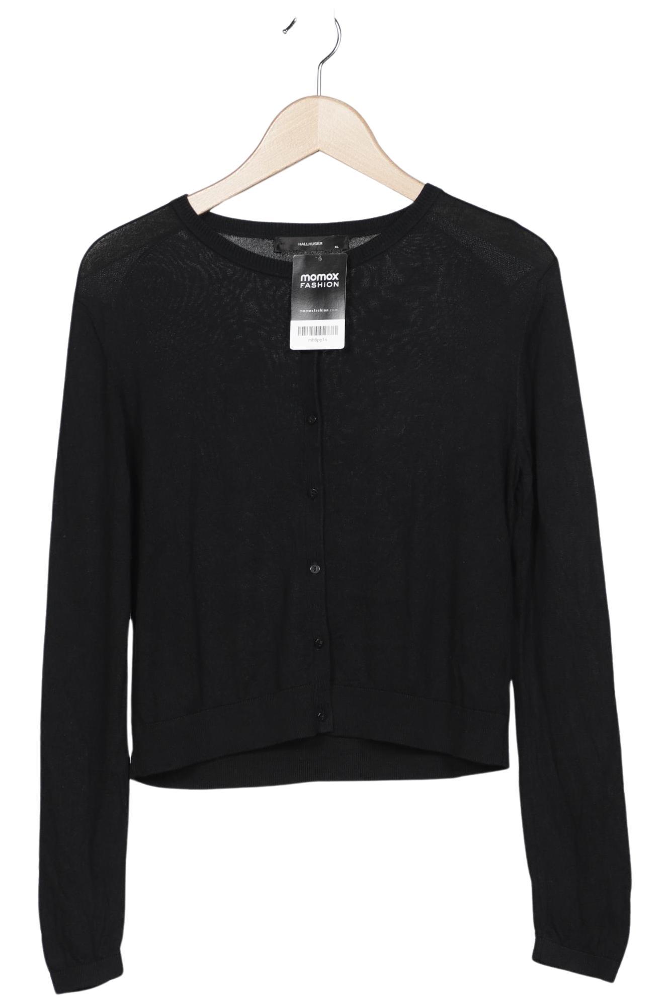 

Hallhuber Damen Strickjacke, schwarz, Gr. 44