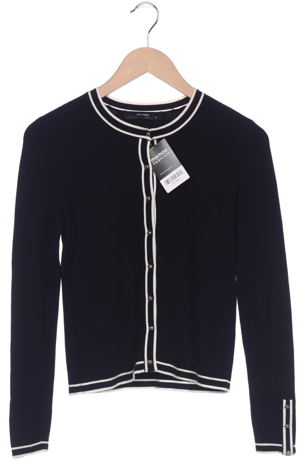 

Hallhuber Damen Strickjacke, schwarz, Gr. 34