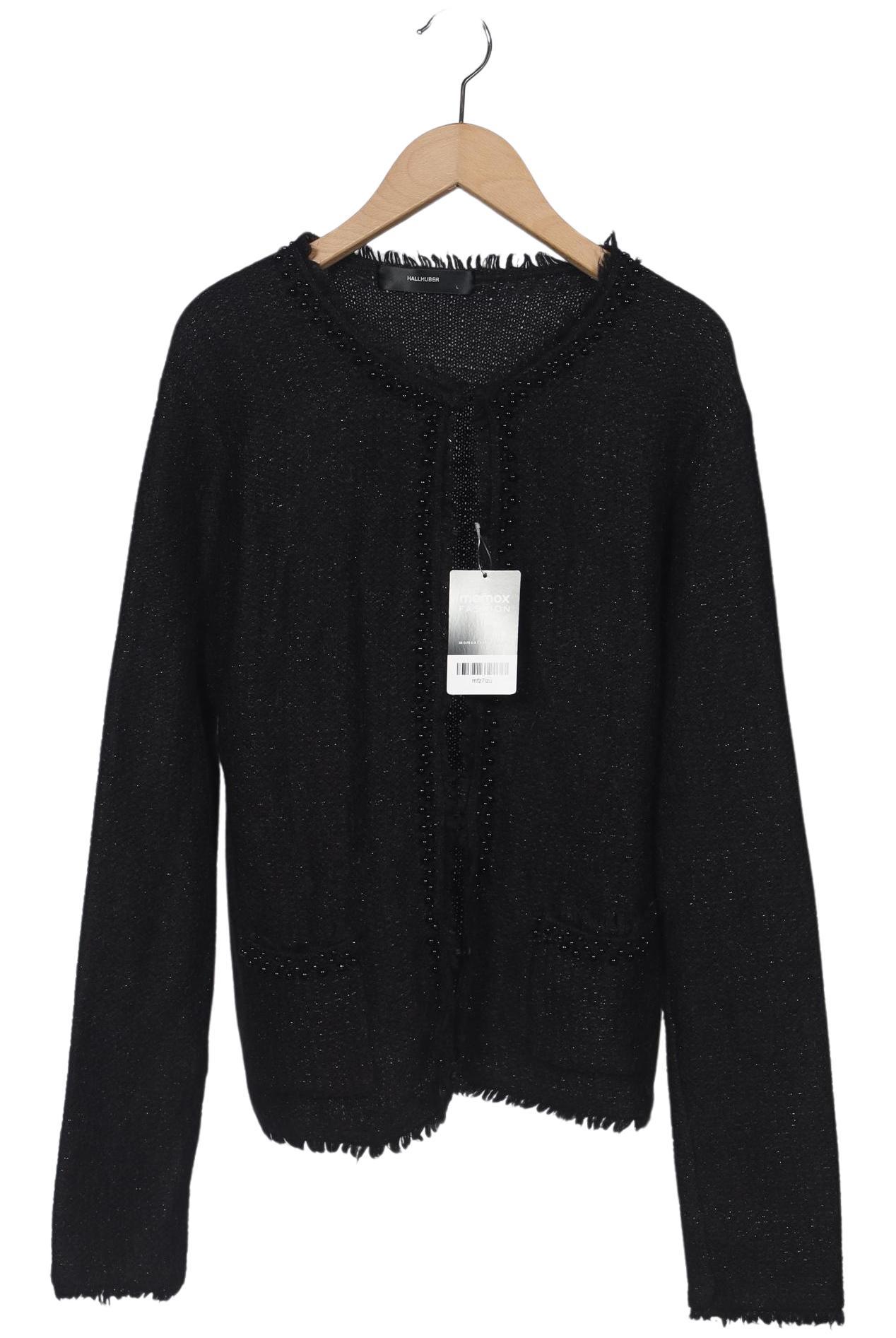 

Hallhuber Damen Strickjacke, schwarz, Gr. 42