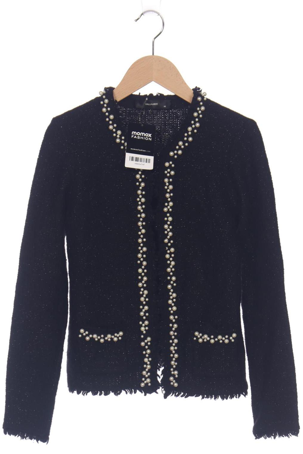 

Hallhuber Damen Strickjacke, schwarz, Gr. 34