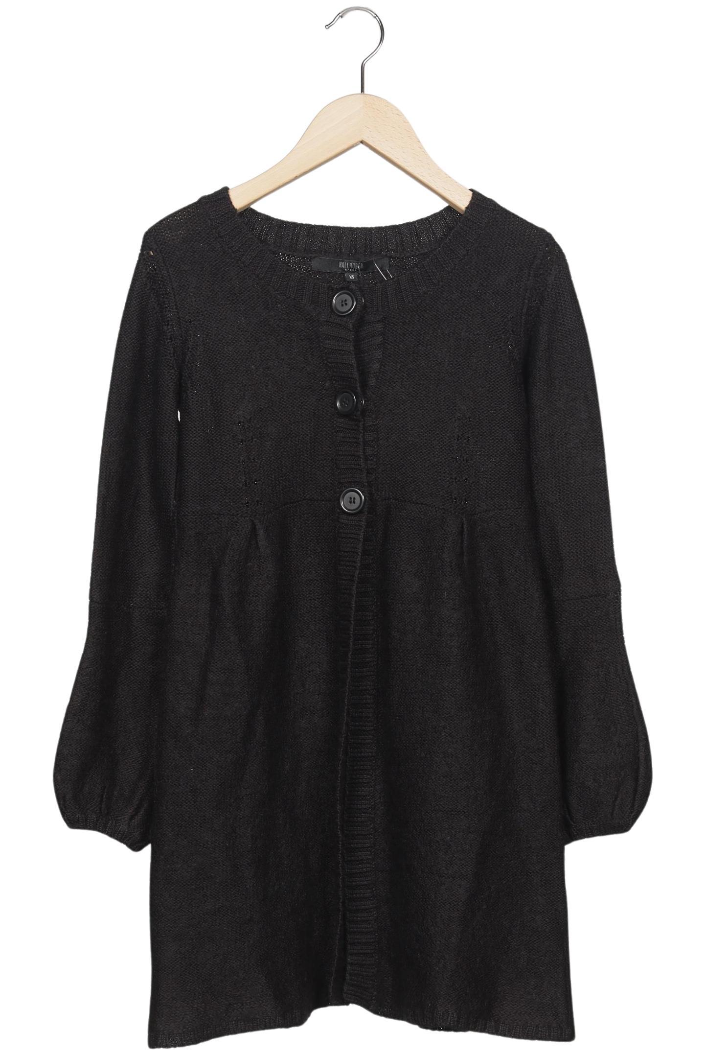 

Hallhuber Damen Strickjacke, schwarz, Gr. 34