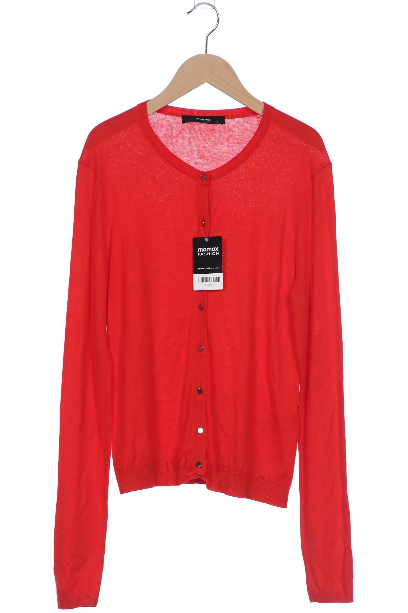 

Hallhuber Damen Strickjacke, rot, Gr. 42
