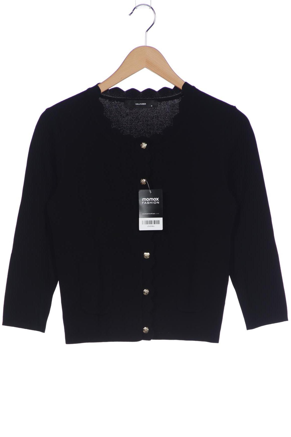

Hallhuber Damen Strickjacke, schwarz, Gr. 38