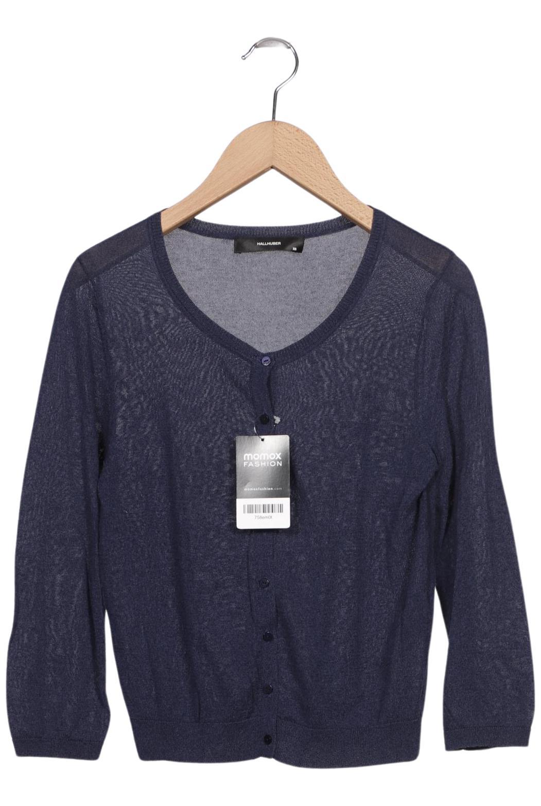 

Hallhuber Damen Strickjacke, marineblau, Gr. 34