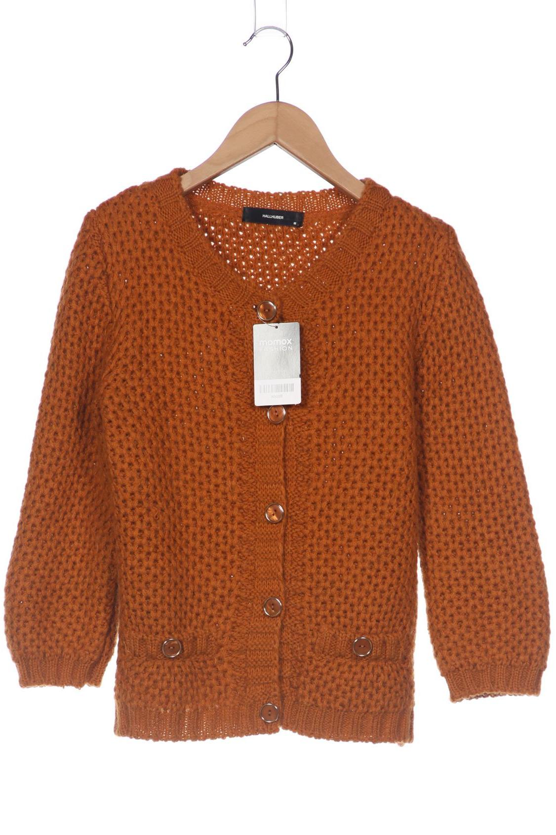 

Hallhuber Damen Strickjacke, orange, Gr. 38