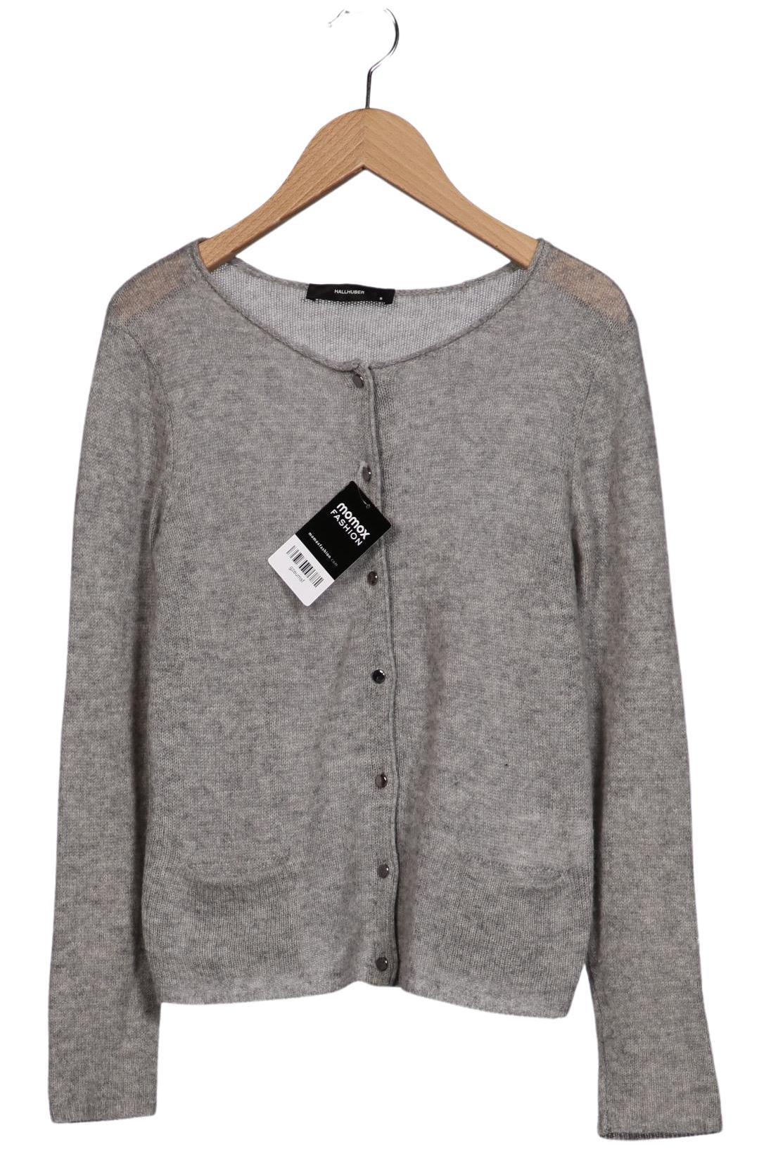 

Hallhuber Damen Strickjacke, grau, Gr. 36