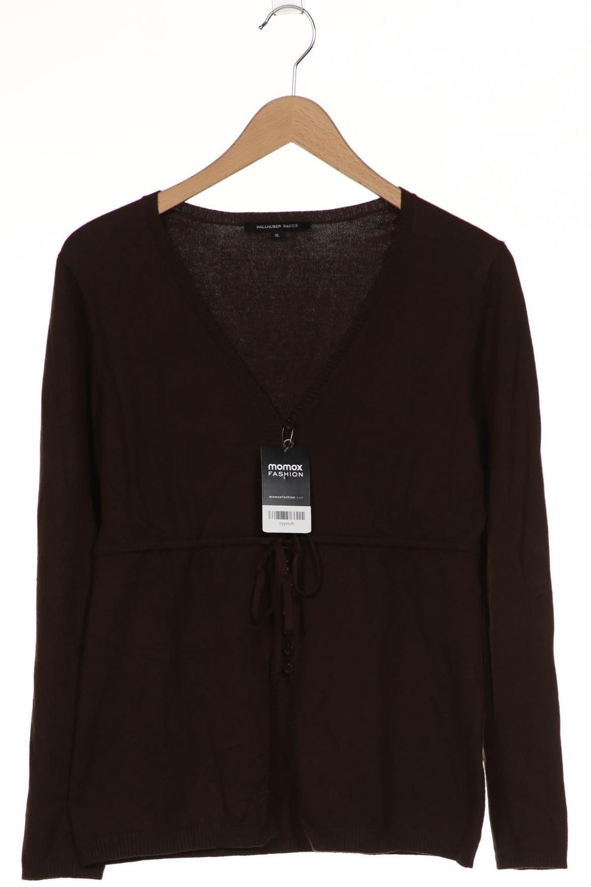 

Hallhuber Damen Strickjacke, braun, Gr. 44