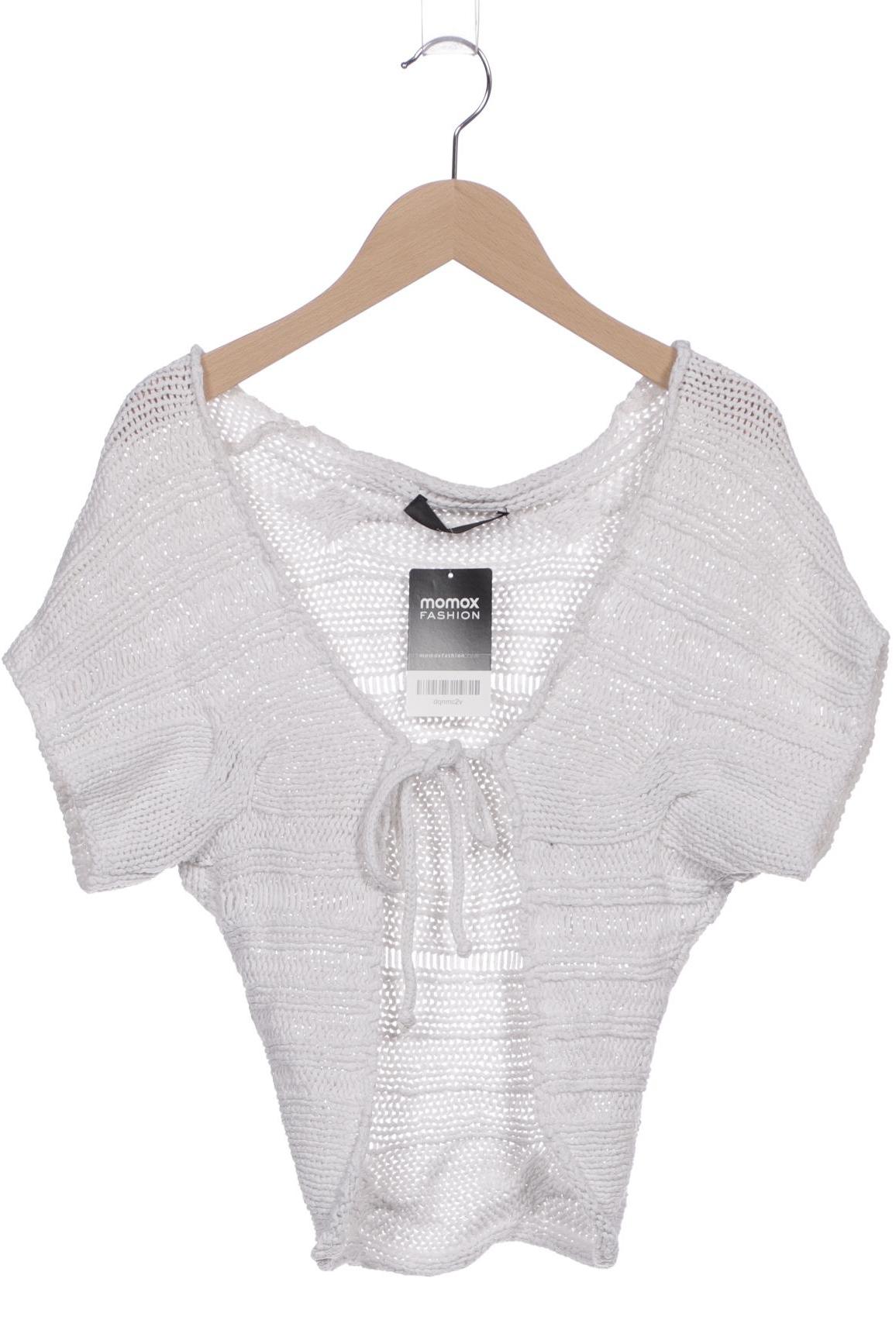 

Hallhuber Damen Strickjacke, weiß, Gr. 36