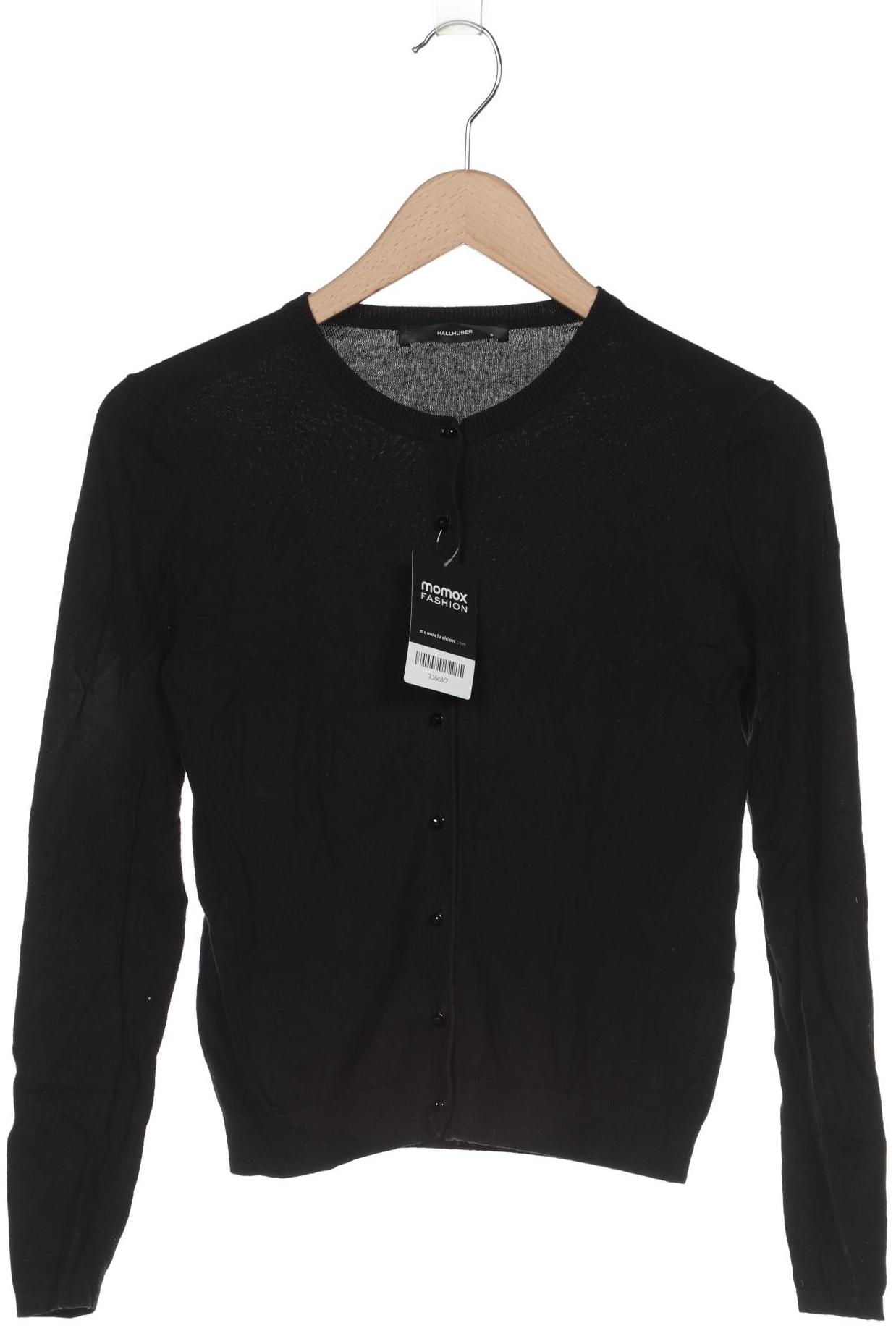 

Hallhuber Damen Strickjacke, schwarz, Gr. 36