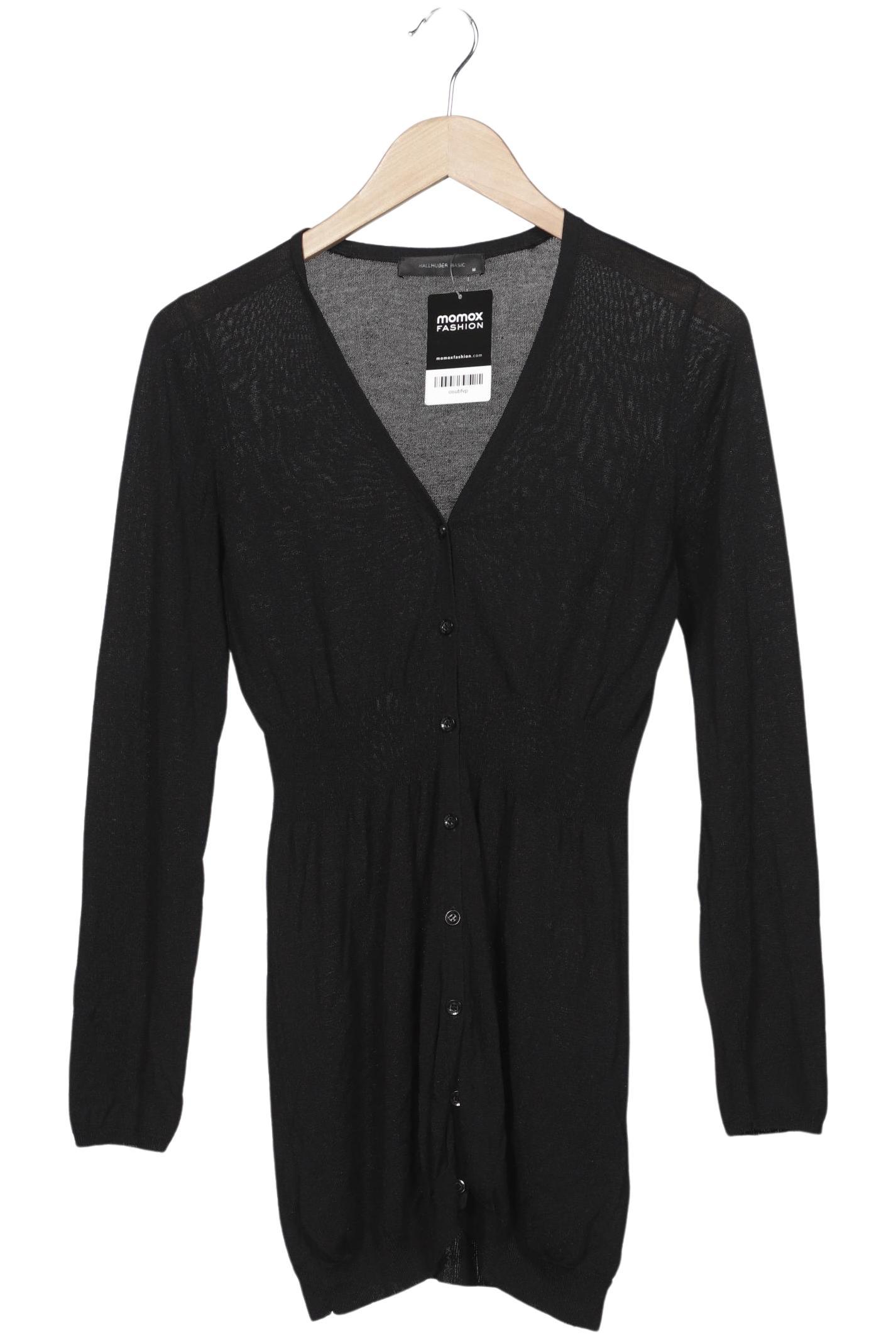 

Hallhuber Damen Strickjacke, schwarz, Gr. 38