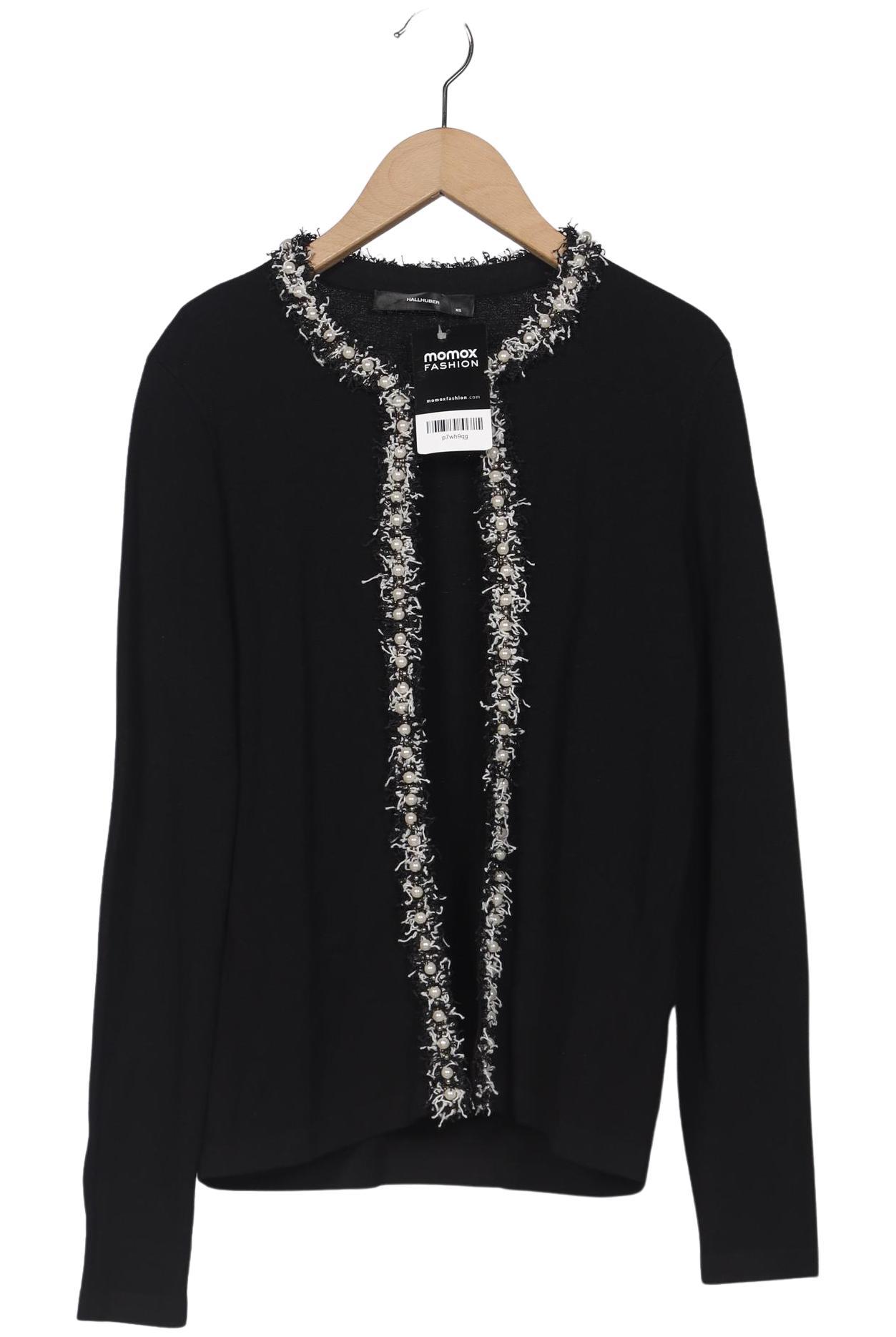 

Hallhuber Damen Strickjacke, schwarz, Gr. 34