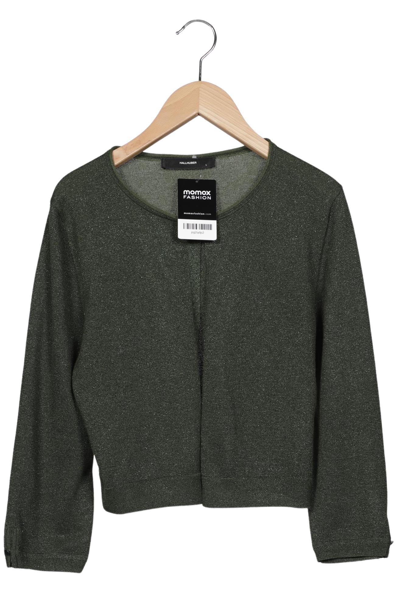Thumbnail - Hallhuber Damen Strickjacke, grün, Gr. 42