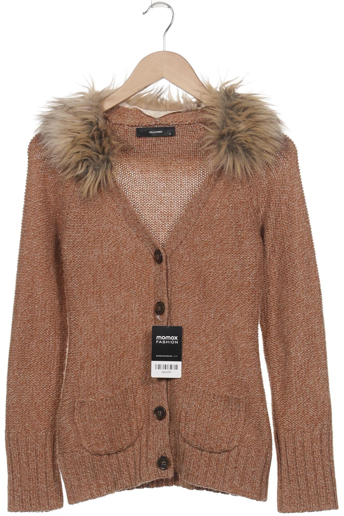

Hallhuber Damen Strickjacke, braun, Gr. 36