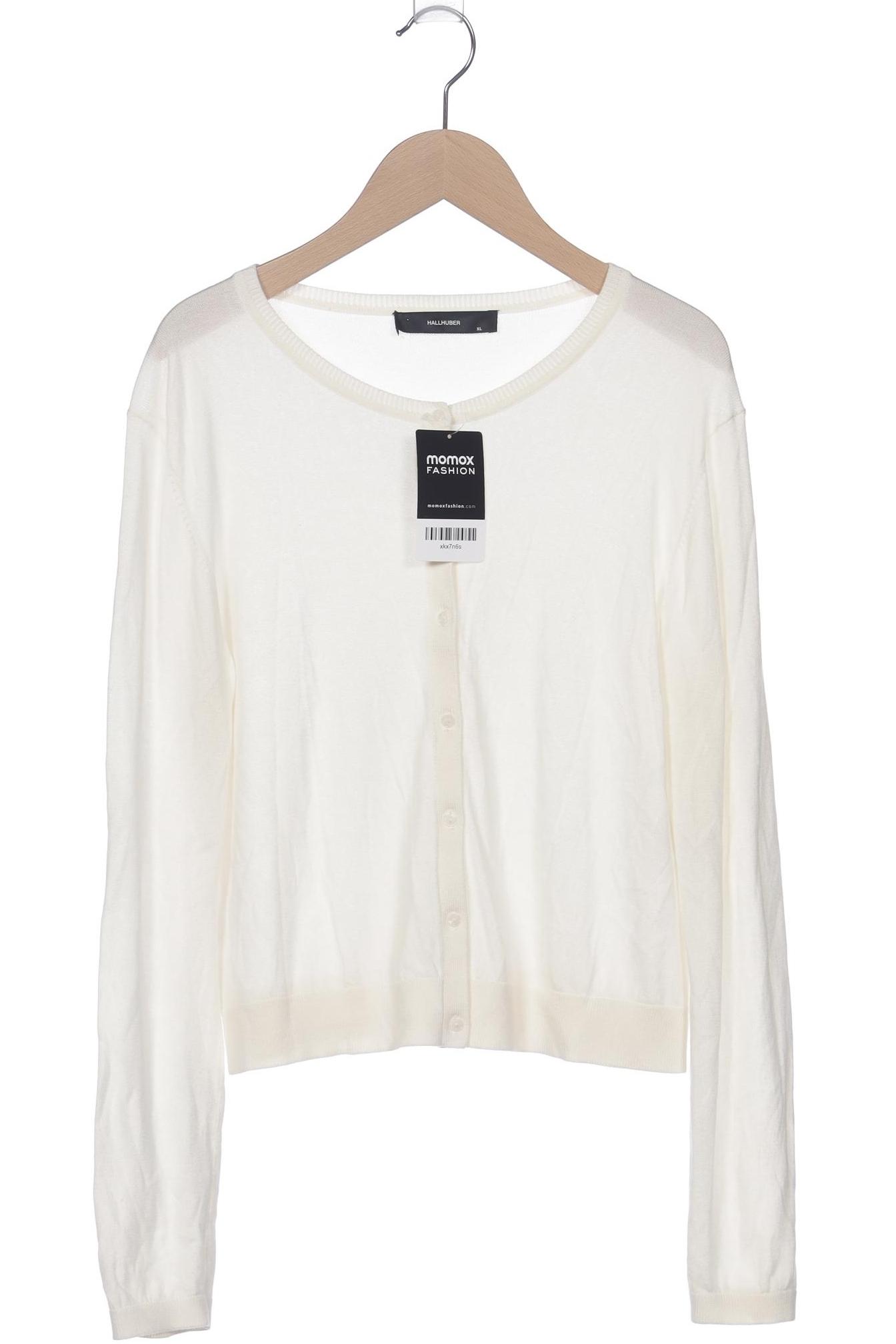 

Hallhuber Damen Strickjacke, cremeweiß, Gr. 44