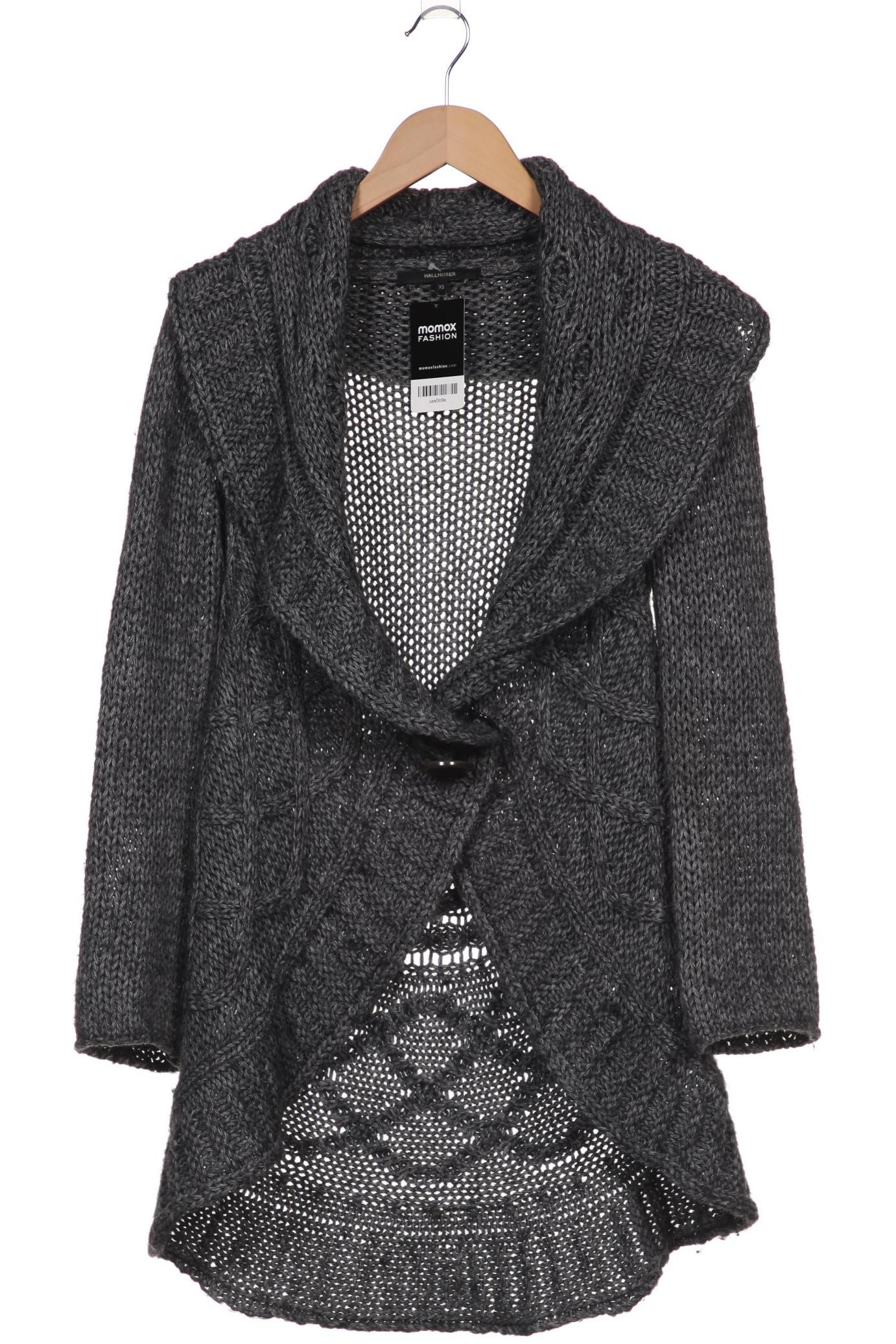 

Hallhuber Damen Strickjacke, grau, Gr. 34
