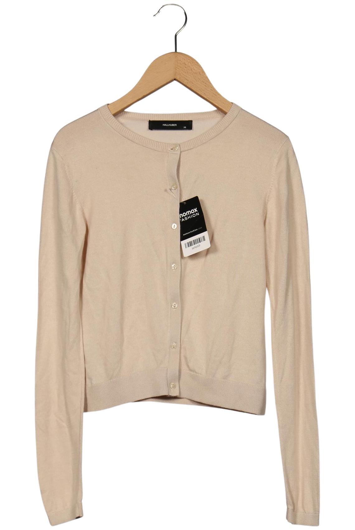 

Hallhuber Damen Strickjacke, beige, Gr. 34