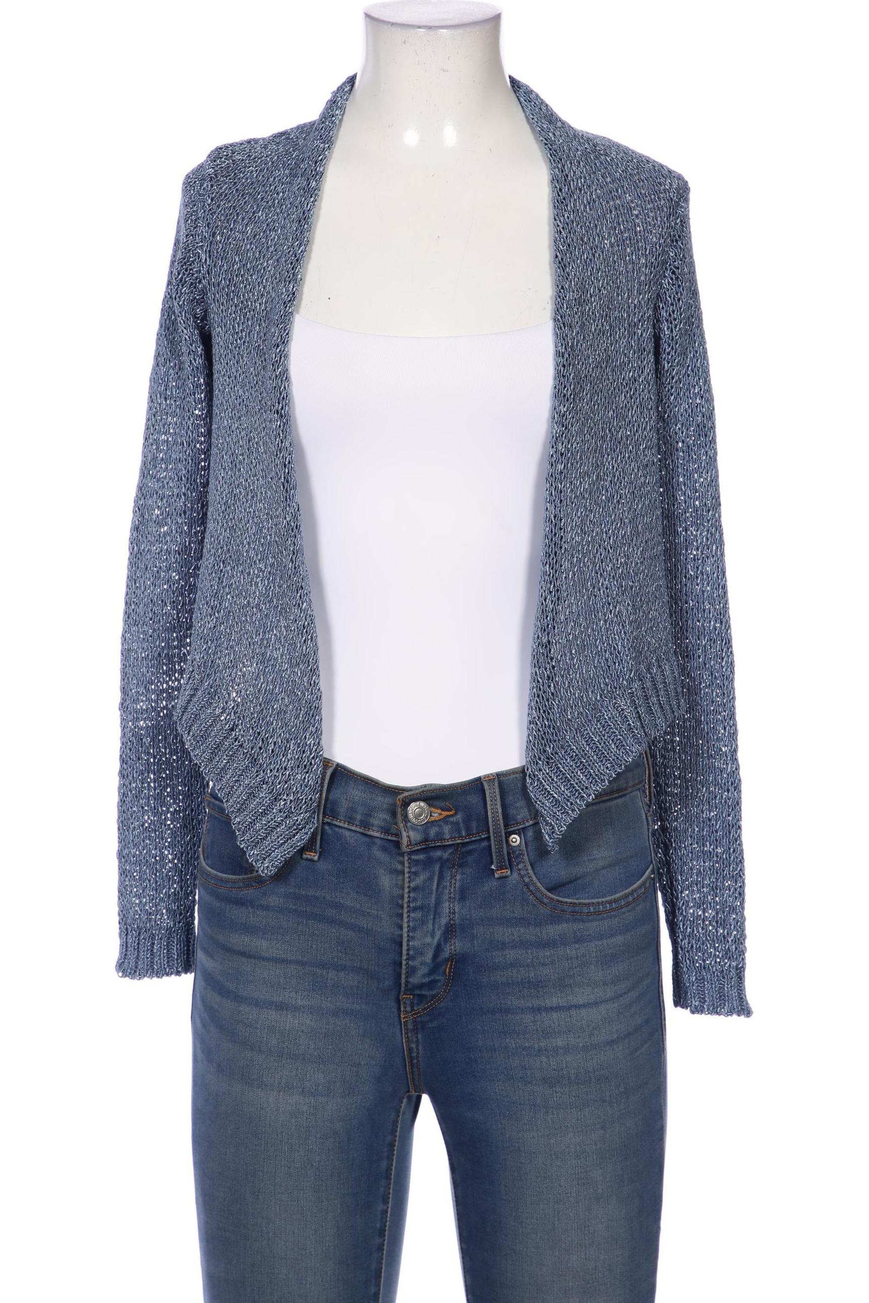 

Hallhuber Damen Strickjacke, blau, Gr. 34