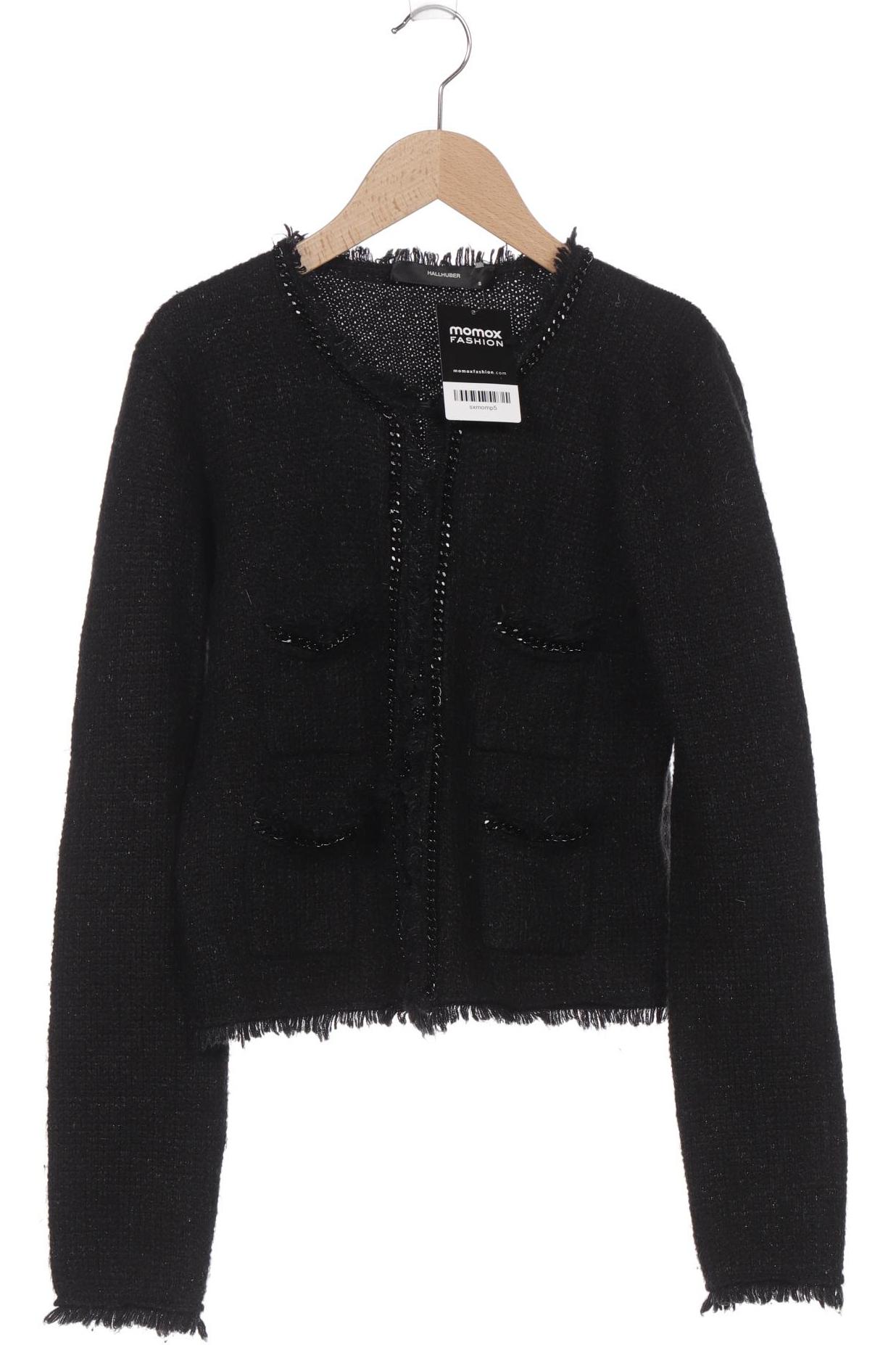 

Hallhuber Damen Strickjacke, schwarz, Gr. 36