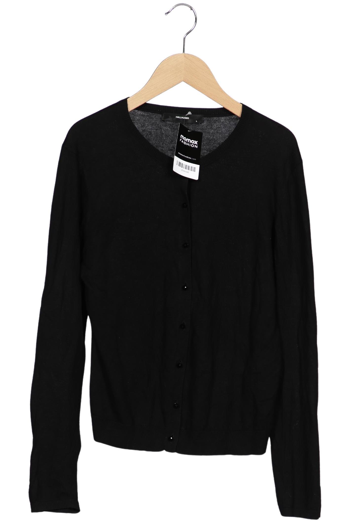 

Hallhuber Damen Strickjacke, schwarz, Gr. 42