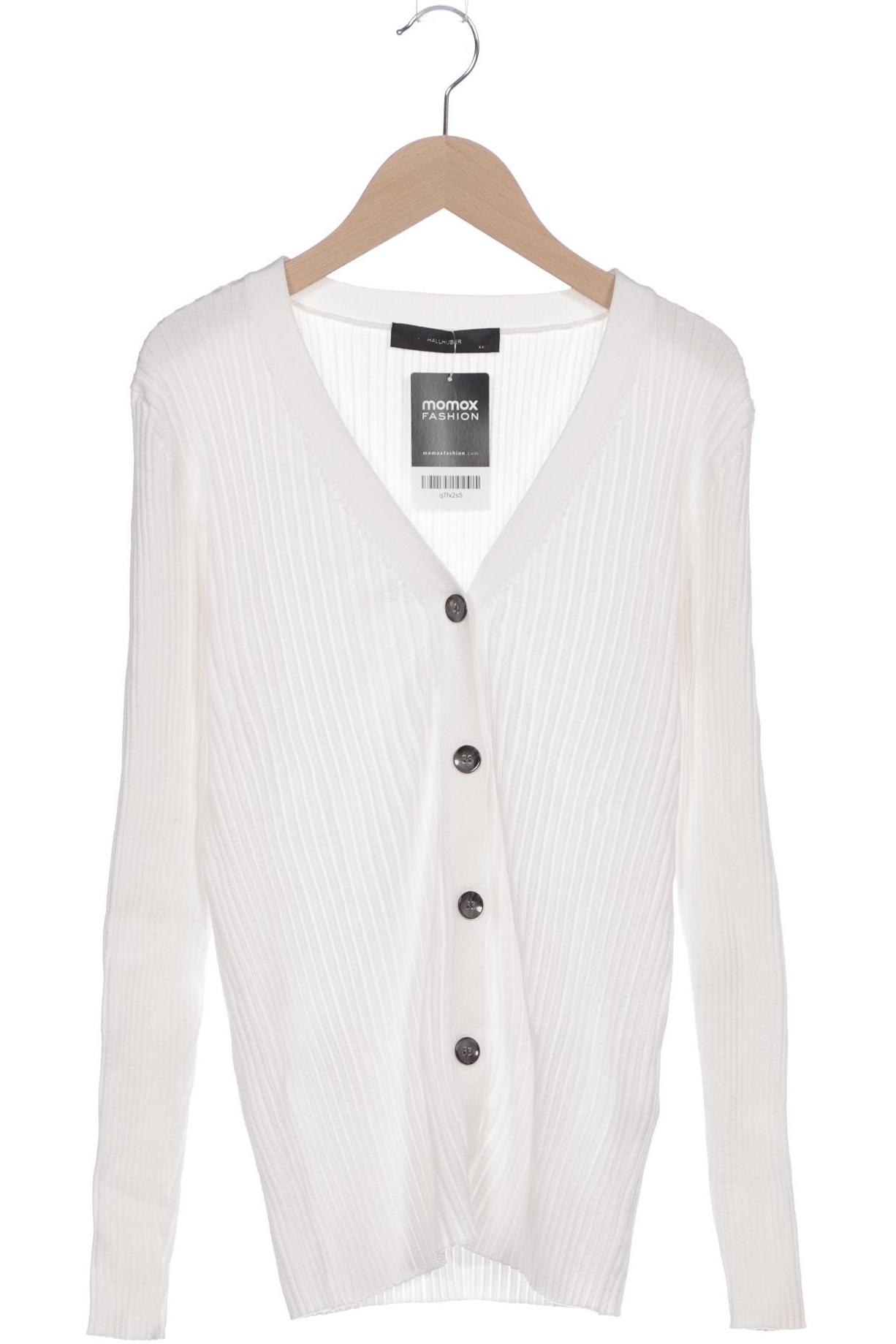 

Hallhuber Damen Strickjacke, weiß, Gr. 32