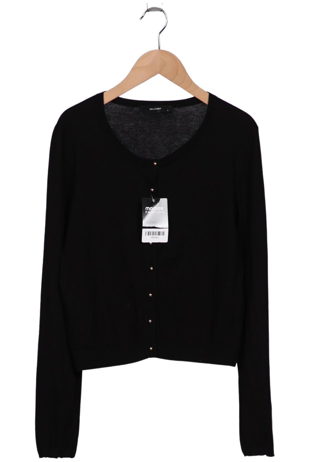 

Hallhuber Damen Strickjacke, schwarz, Gr. 42