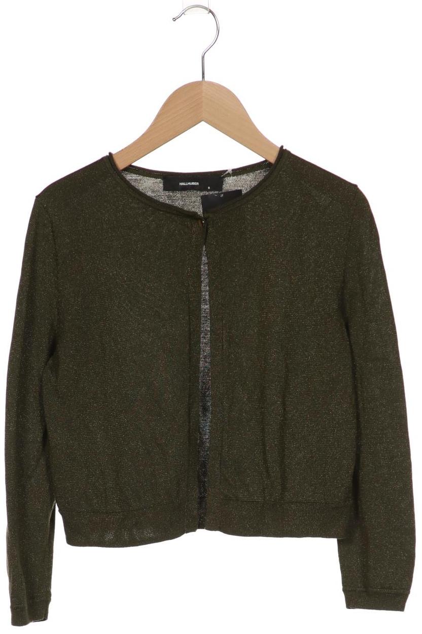 

Hallhuber Damen Strickjacke, grün, Gr. 36