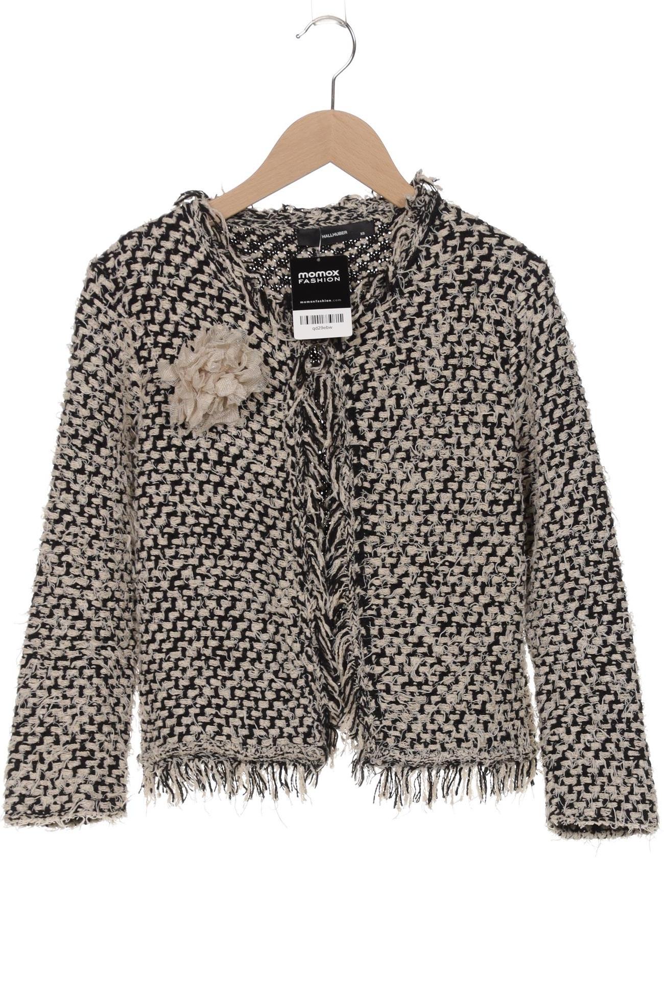 

Hallhuber Damen Strickjacke, schwarz, Gr. 34
