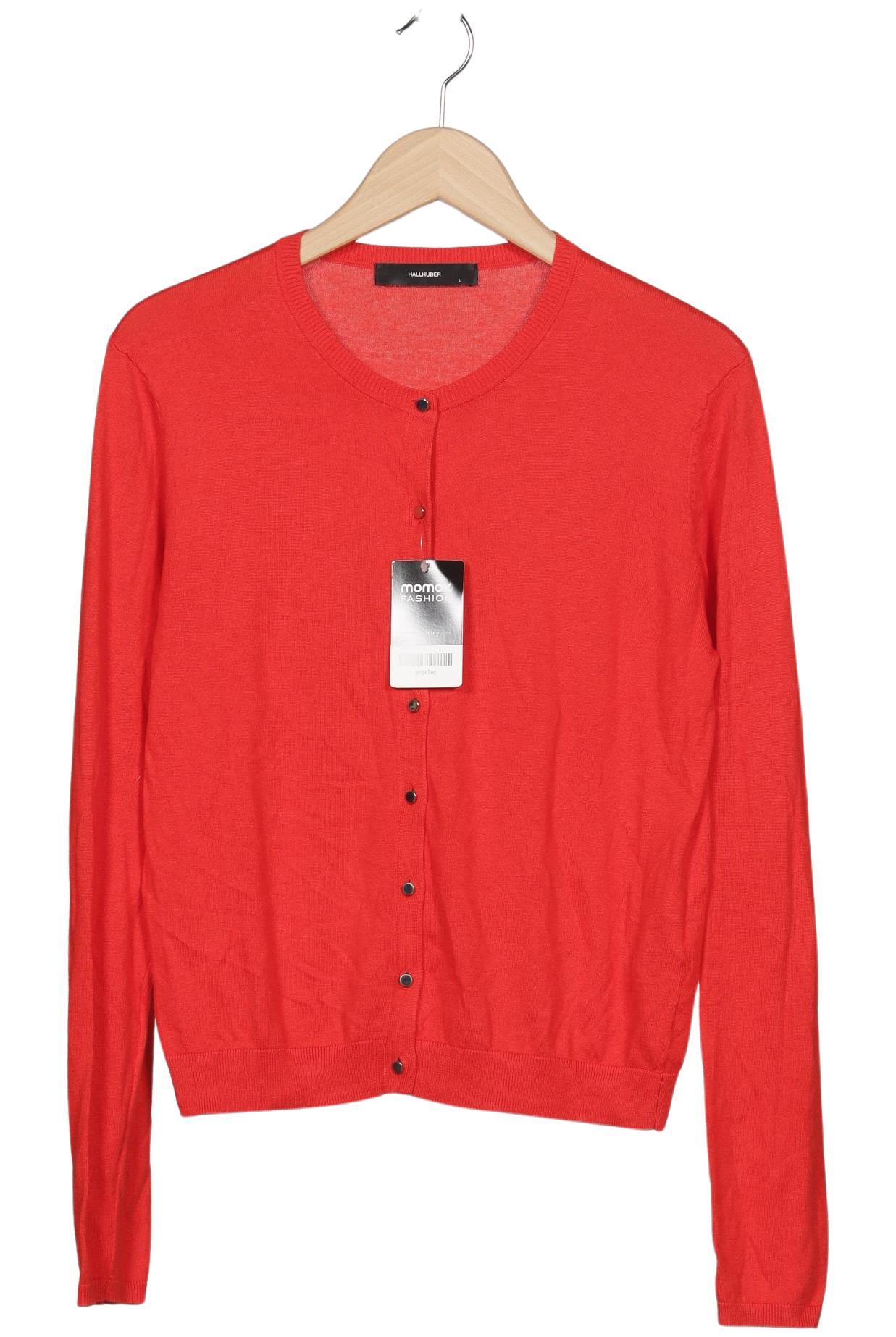 

Hallhuber Damen Strickjacke, rot, Gr. 42