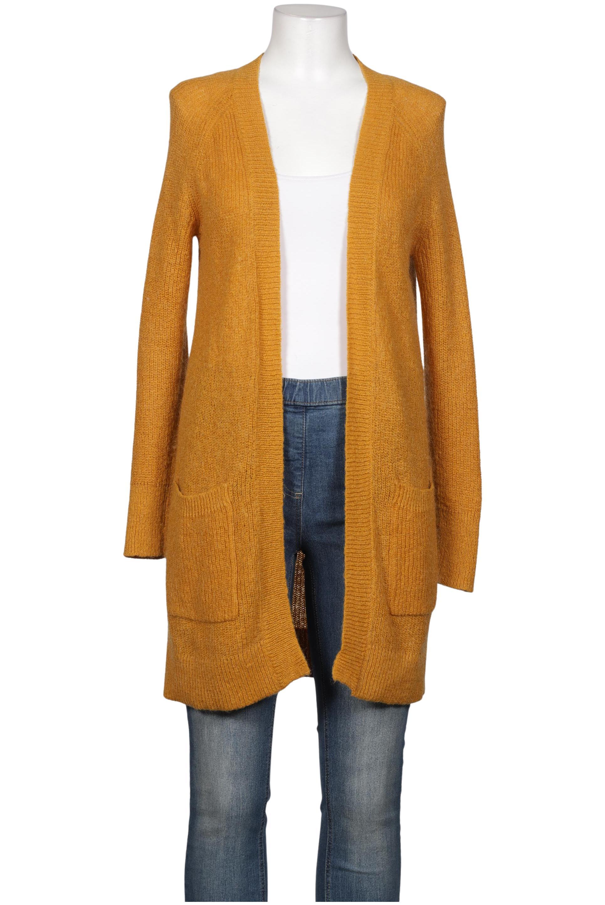 

Hallhuber Damen Strickjacke, gelb, Gr. 36