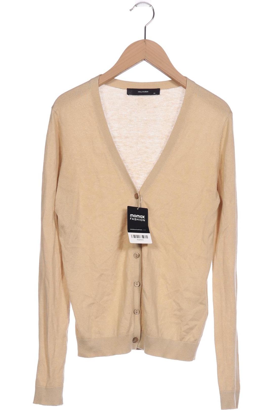 

Hallhuber Damen Strickjacke, beige, Gr. 34
