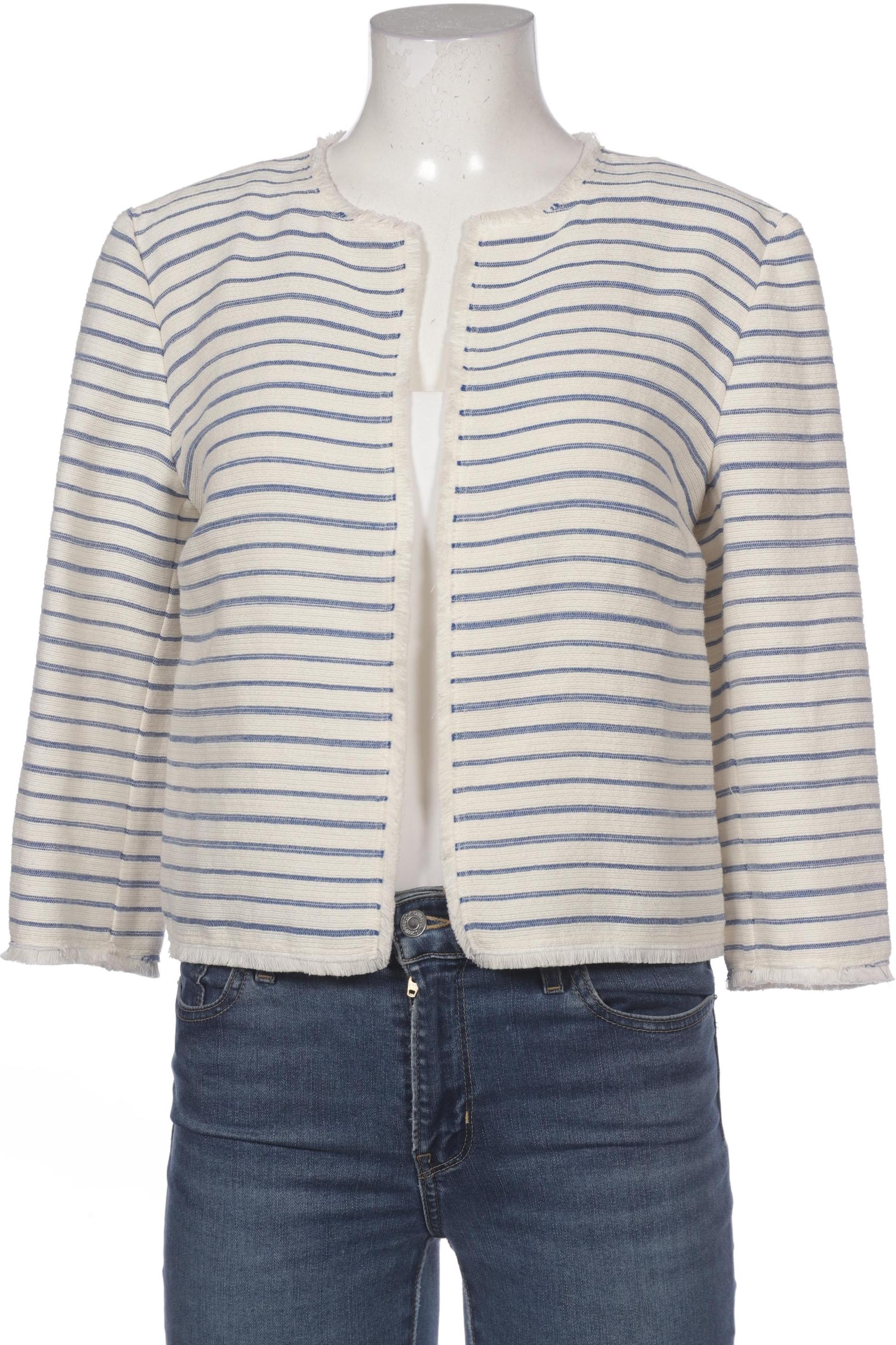 

Hallhuber Damen Strickjacke, weiß, Gr. 40