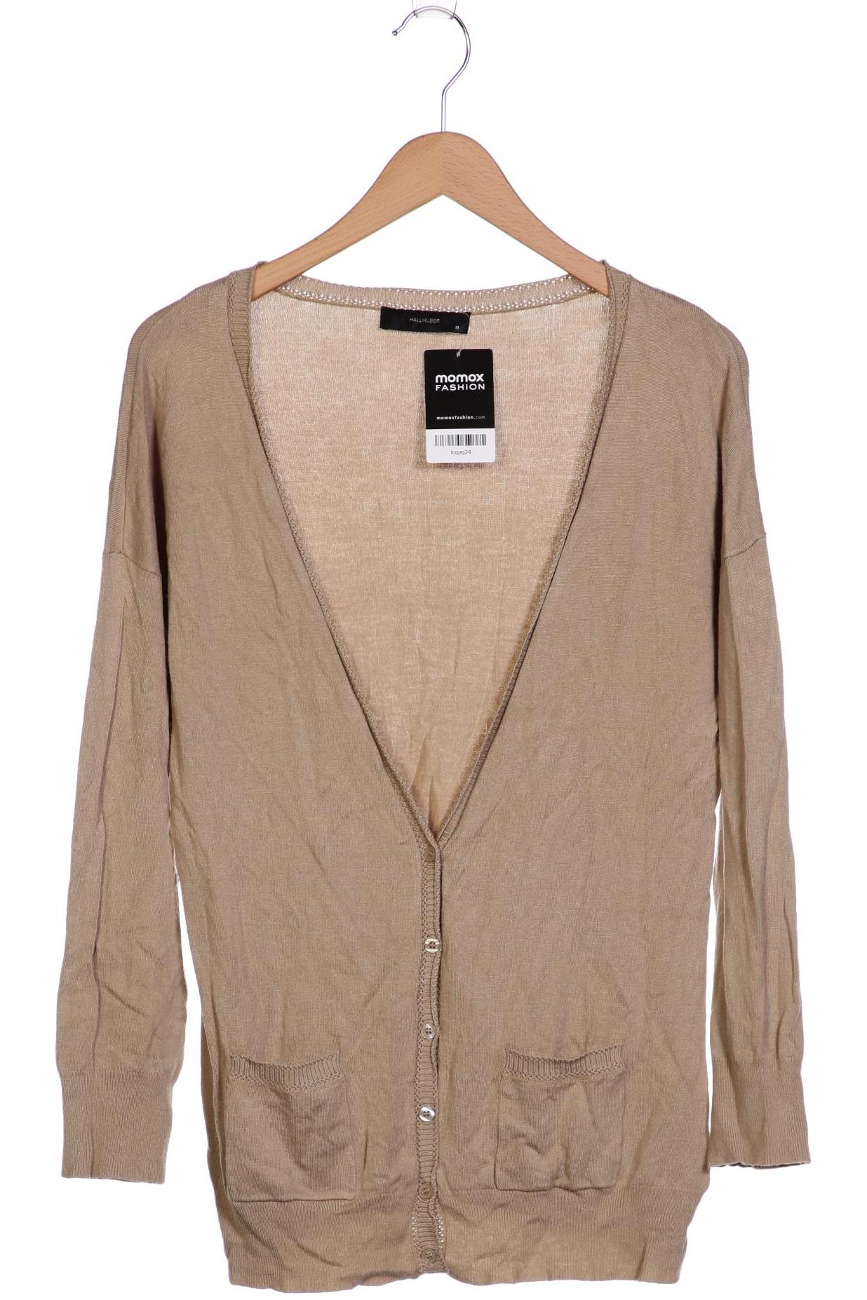 

Hallhuber Damen Strickjacke, beige, Gr. 38