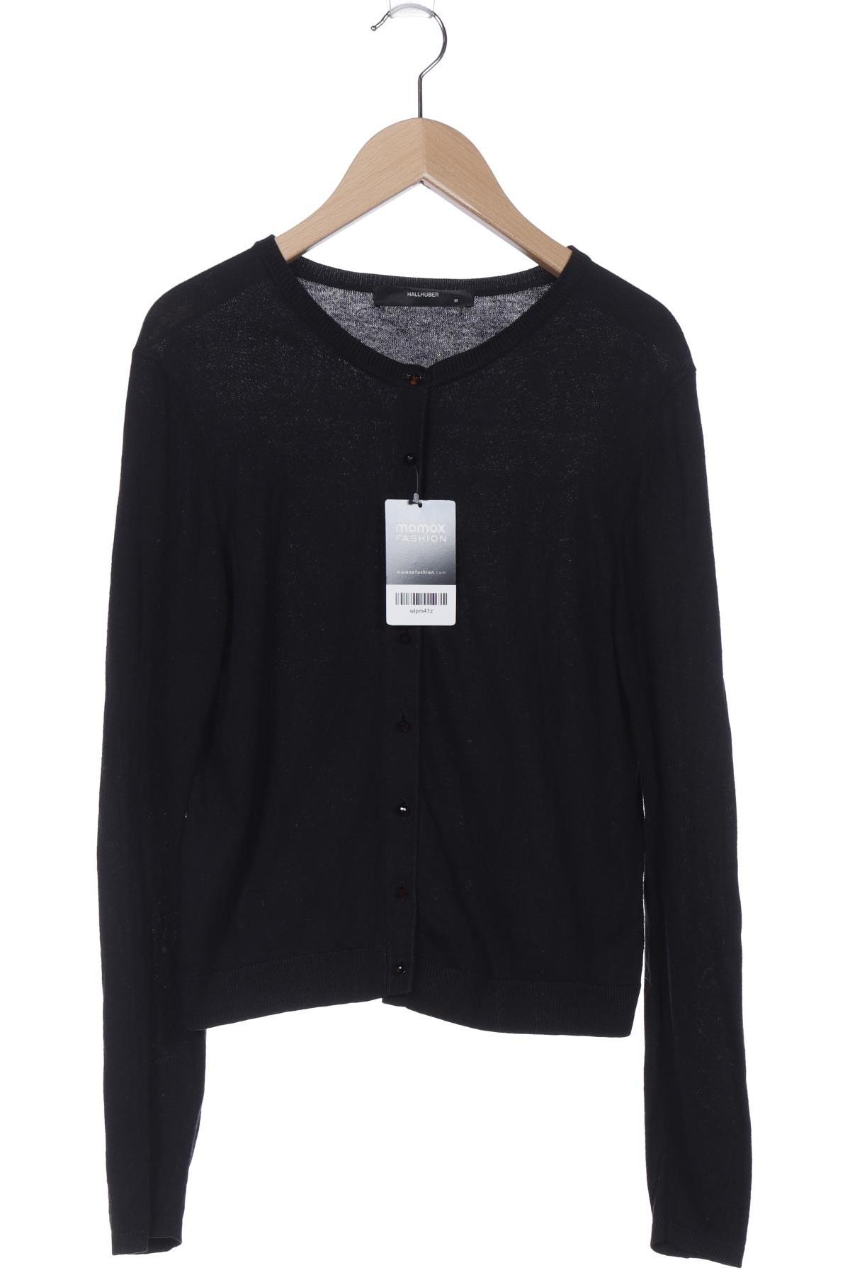 

Hallhuber Damen Strickjacke, schwarz, Gr. 38
