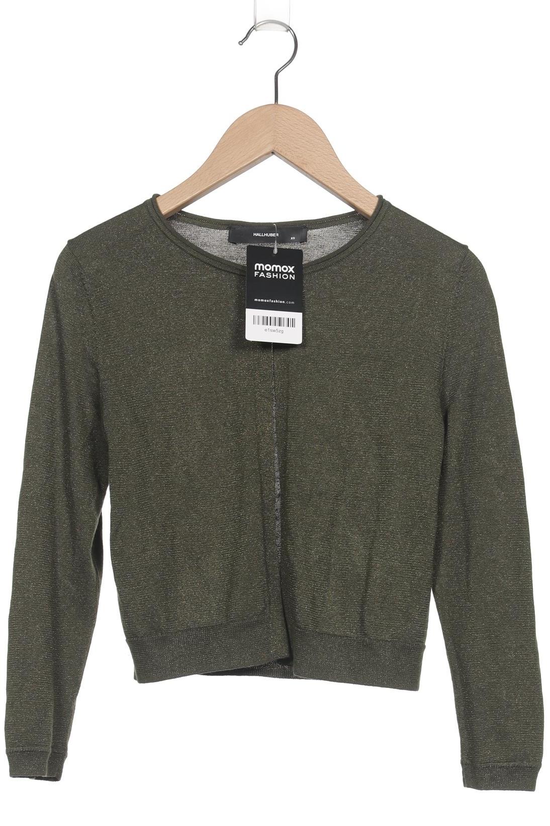 

Hallhuber Damen Strickjacke, grün, Gr. 34