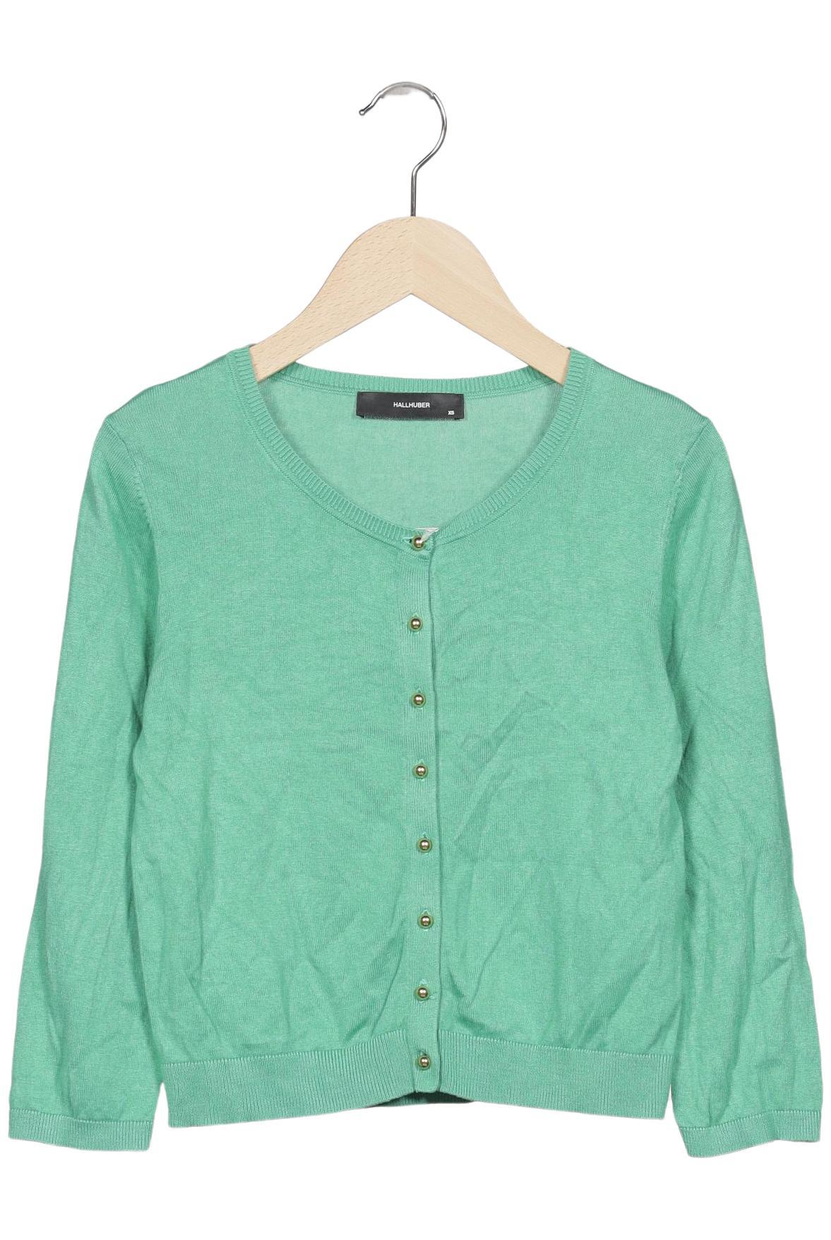 

Hallhuber Damen Strickjacke, hellgrün, Gr. 34
