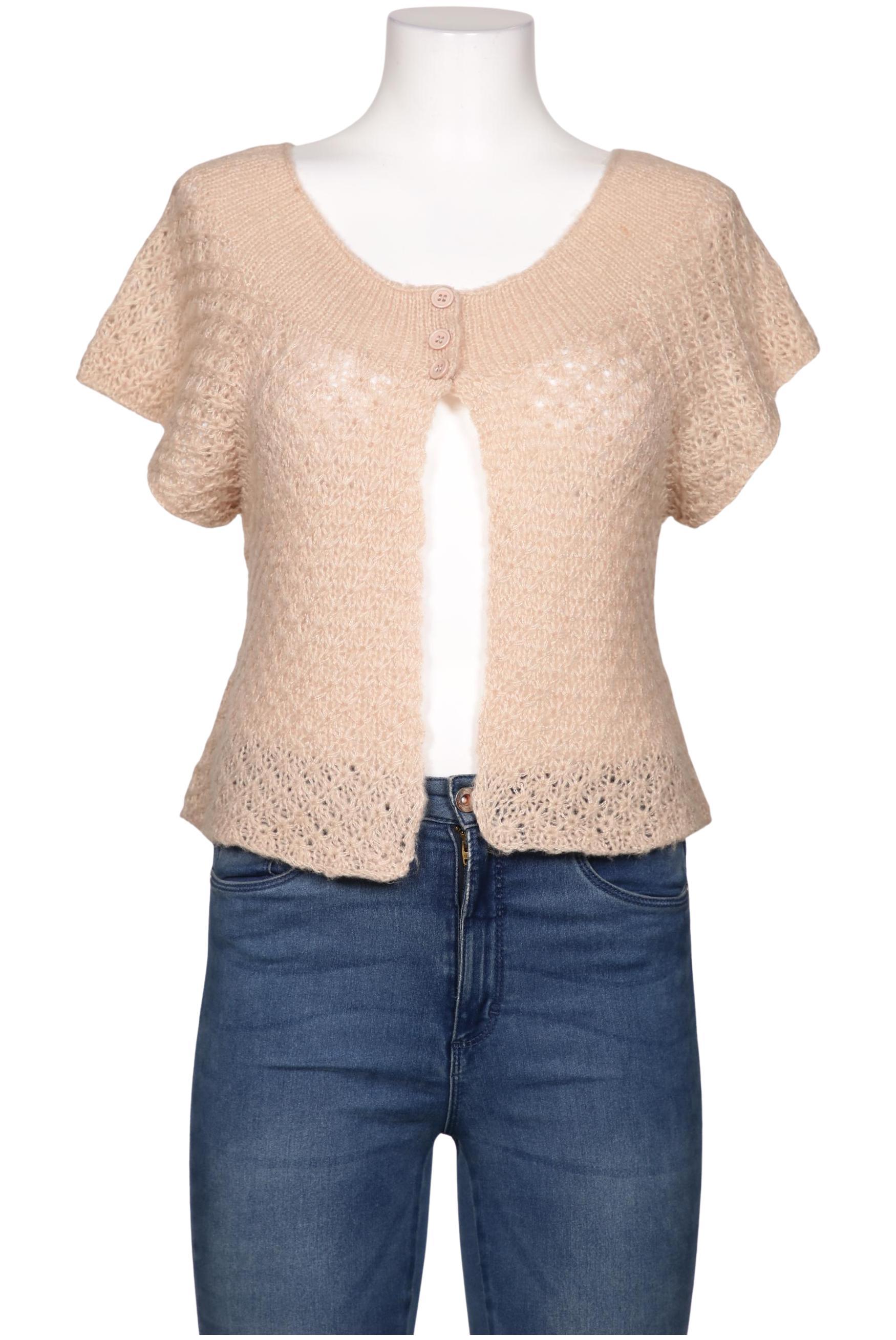 

Hallhuber Damen Strickjacke, beige, Gr. 42