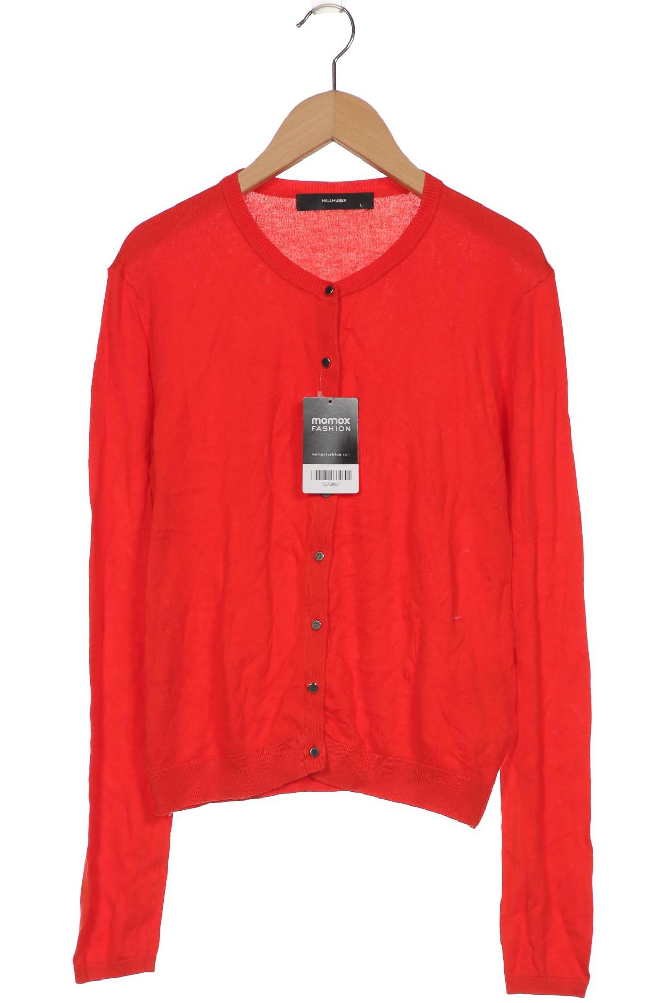 

Hallhuber Damen Strickjacke, rot, Gr. 42