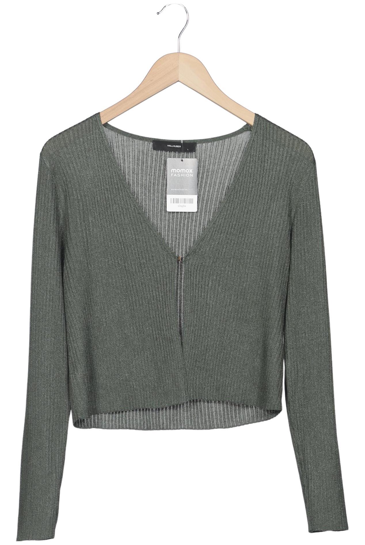 

Hallhuber Damen Strickjacke, grün, Gr. 42
