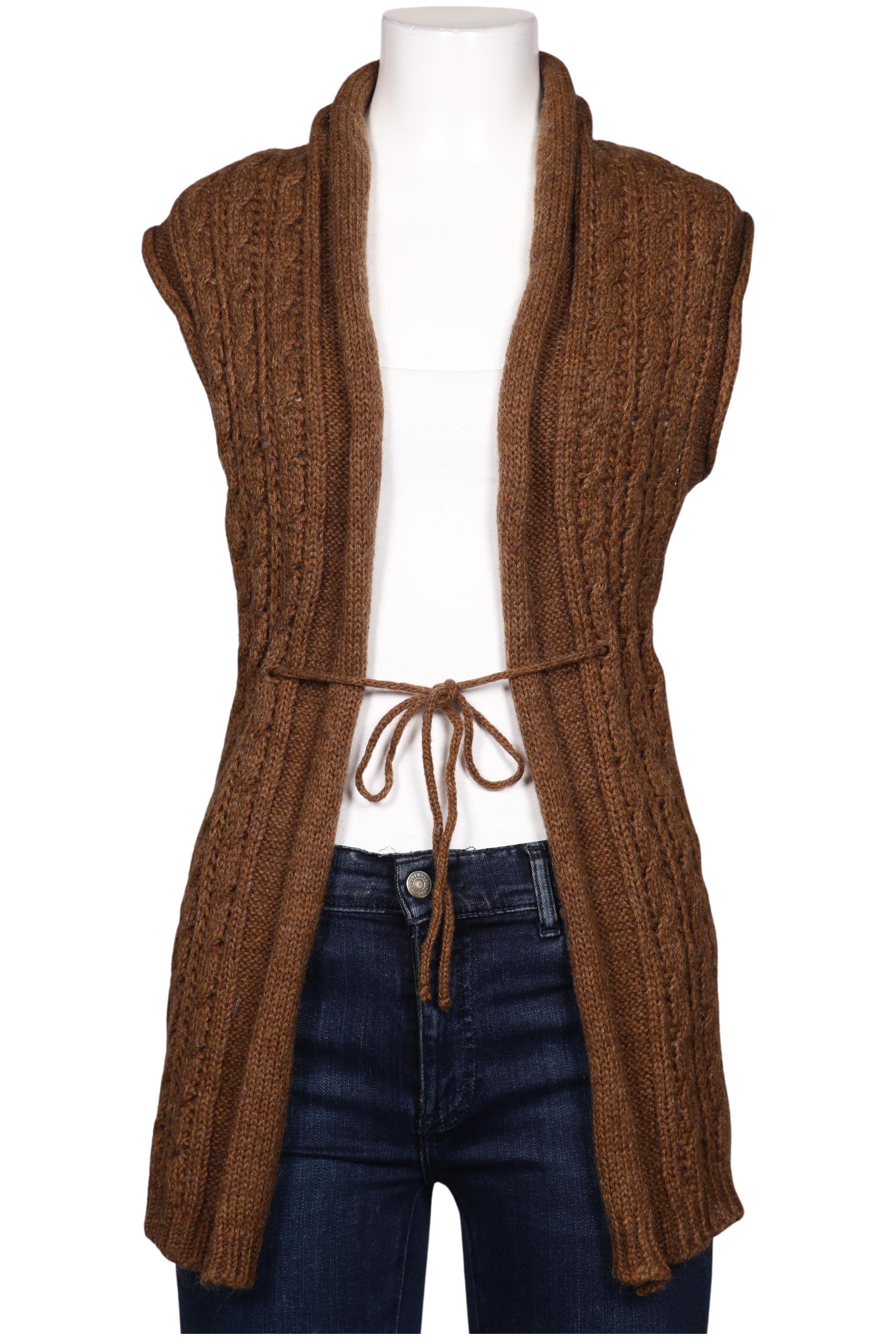 

Hallhuber Damen Strickjacke, braun, Gr. 38