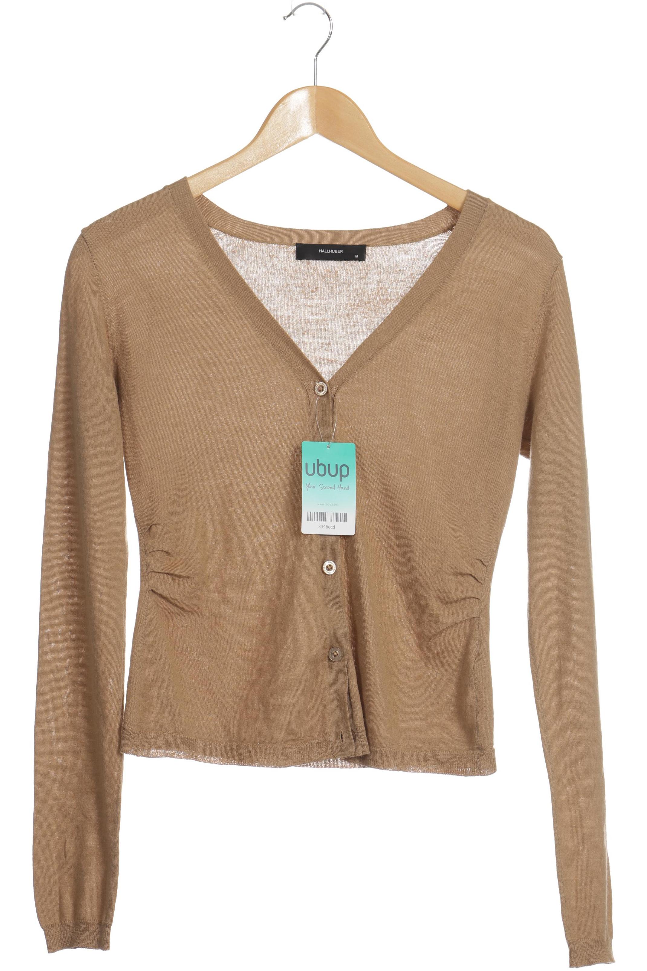 

Hallhuber Damen Strickjacke, braun, Gr. 38