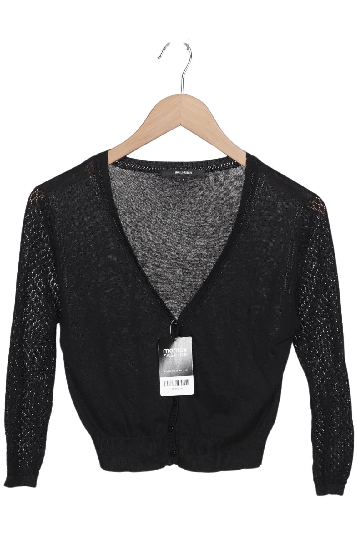 

Hallhuber Damen Strickjacke, schwarz, Gr. 36