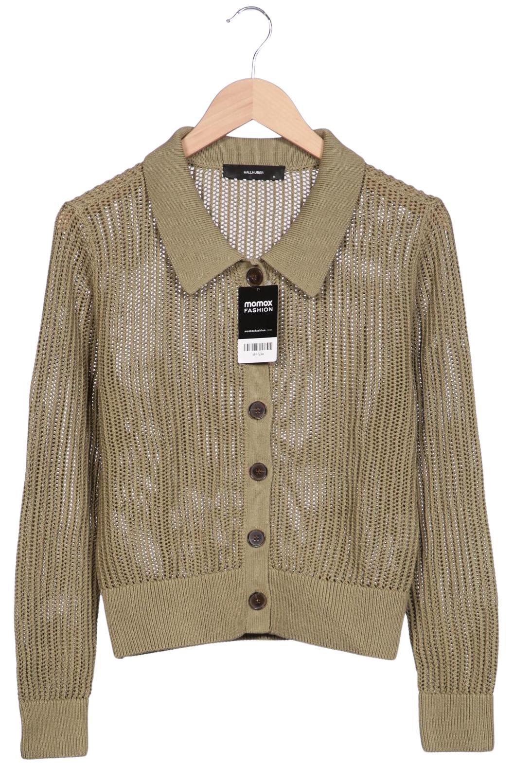 

Hallhuber Damen Strickjacke, grün, Gr. 38