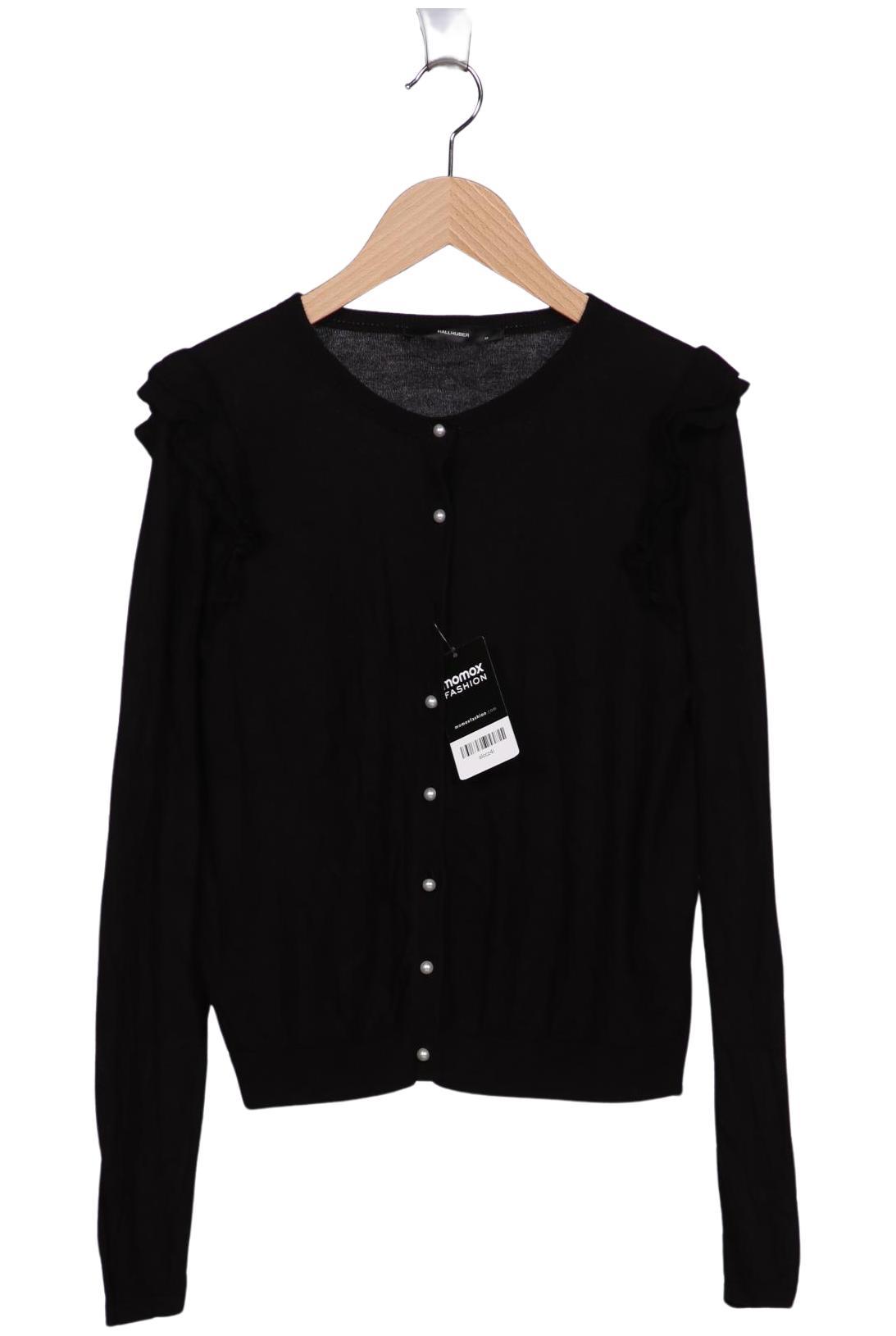 

Hallhuber Damen Strickjacke, schwarz, Gr. 38