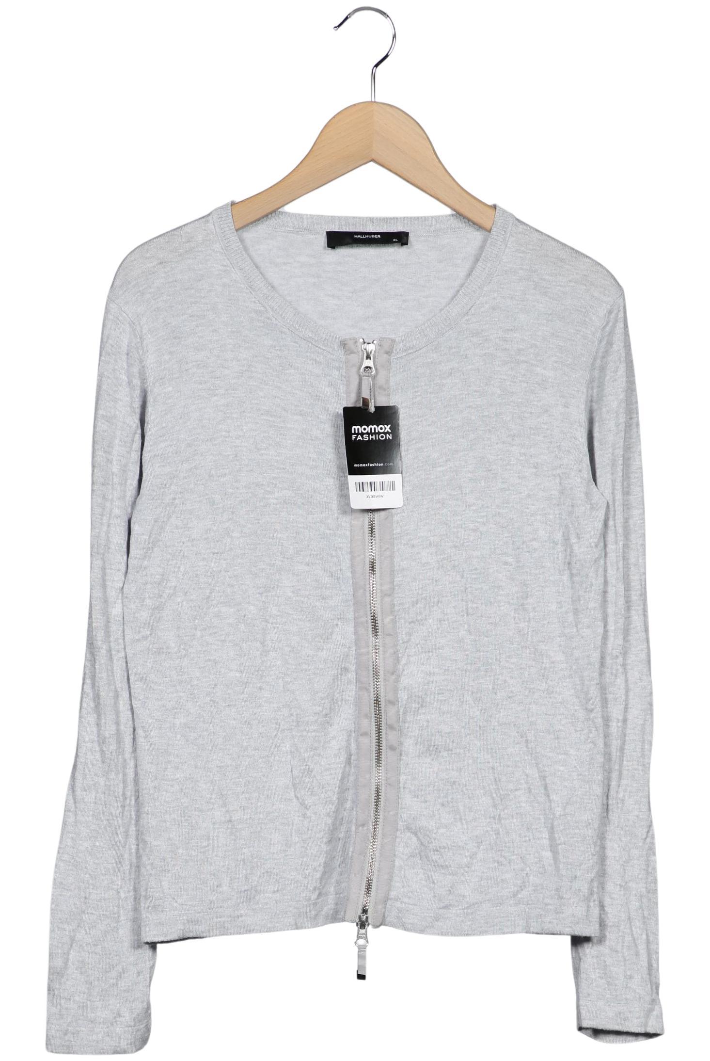 

Hallhuber Damen Strickjacke, grau, Gr. 44