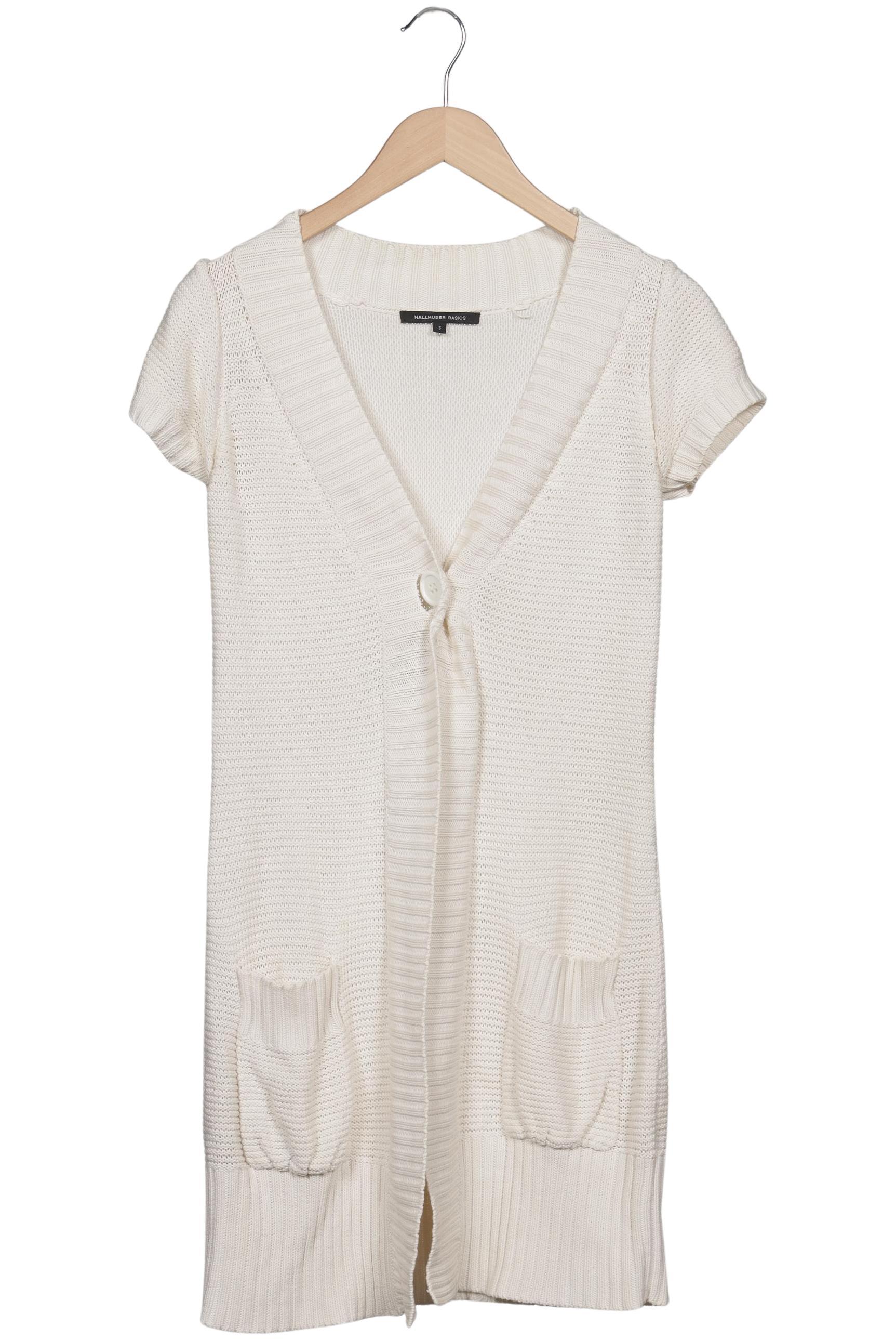 

Hallhuber Damen Strickjacke, cremeweiß, Gr. 36
