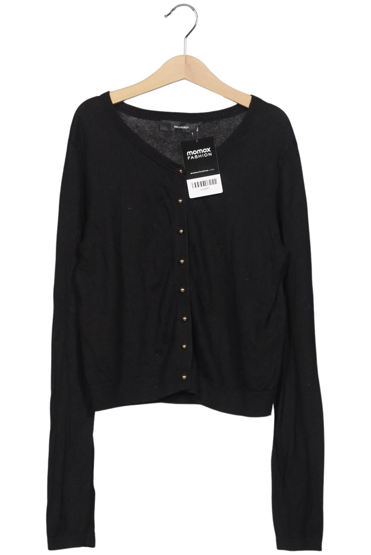 

Hallhuber Damen Strickjacke, schwarz, Gr. 36
