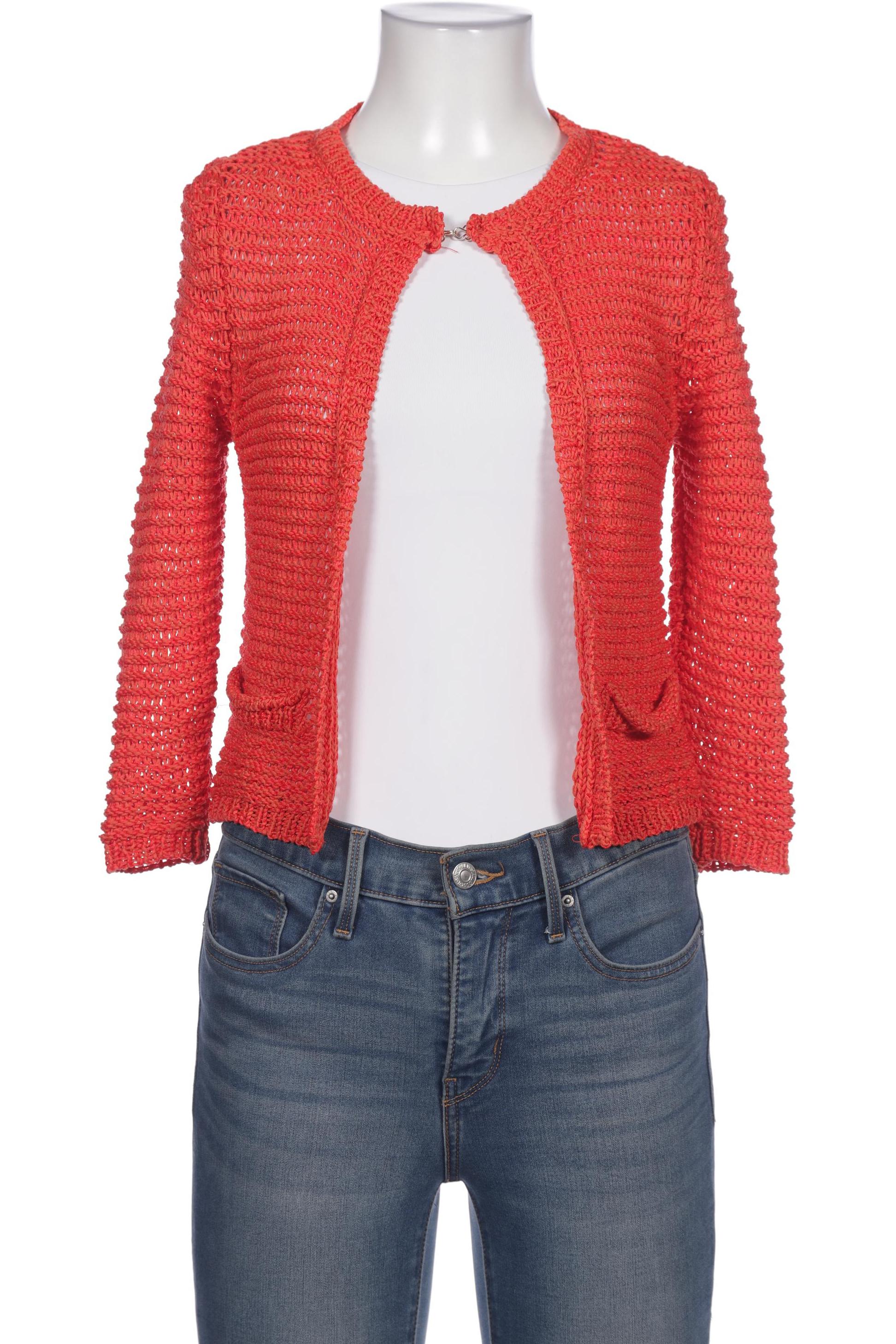 

Hallhuber Damen Strickjacke, rot, Gr. 34